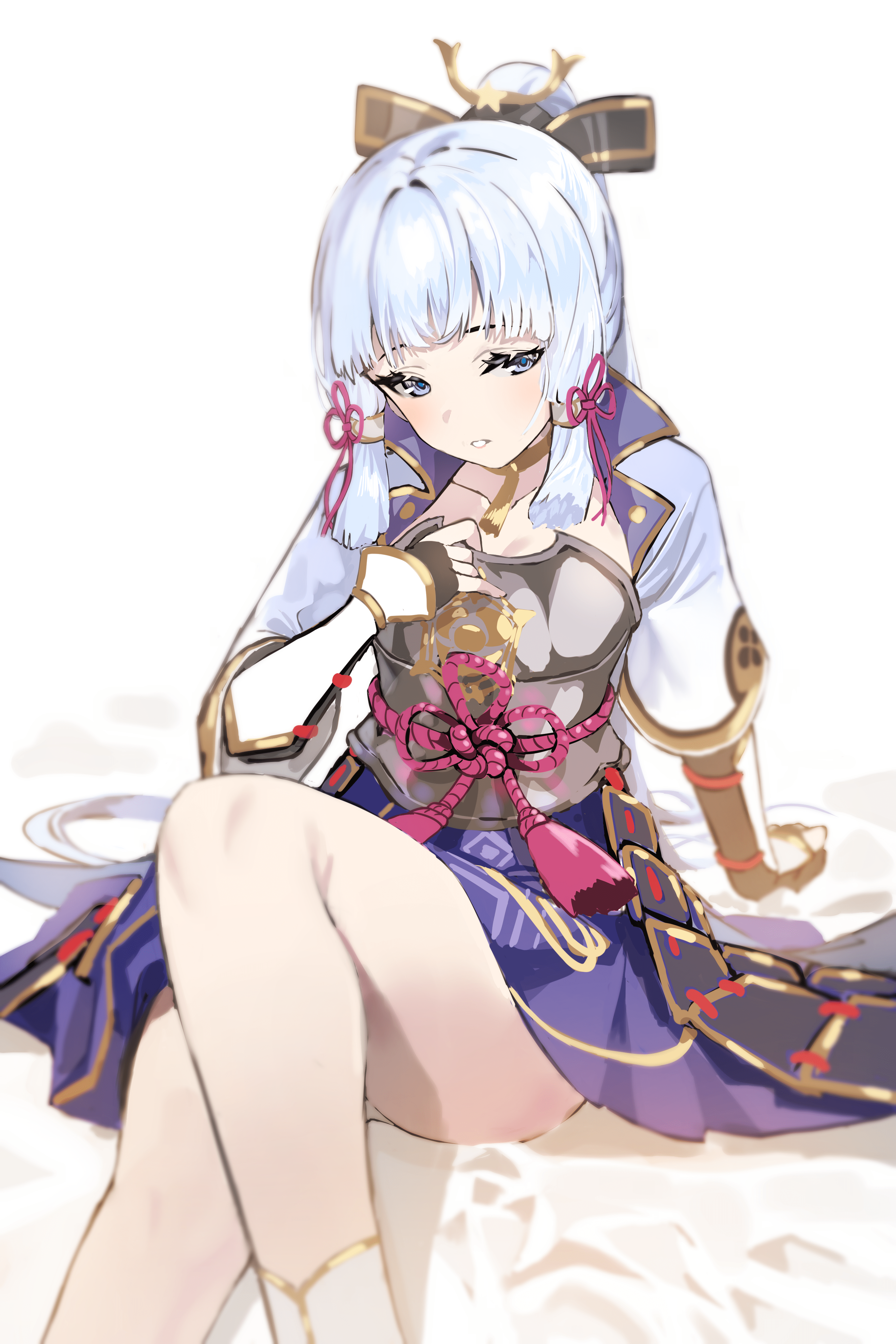 3000x4500 Kamisato Ayaka Impact Wallpaper Anime Image Board