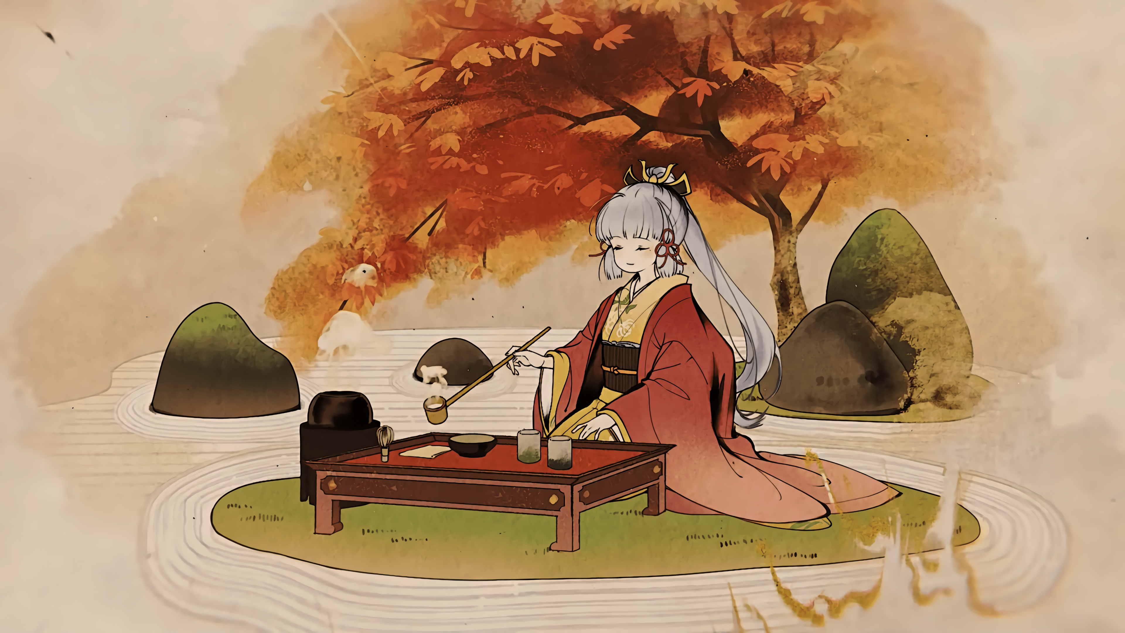 3840x2160 Kamisato Ayaka 4K wallpaper from her Character Teaser: AyakaMains