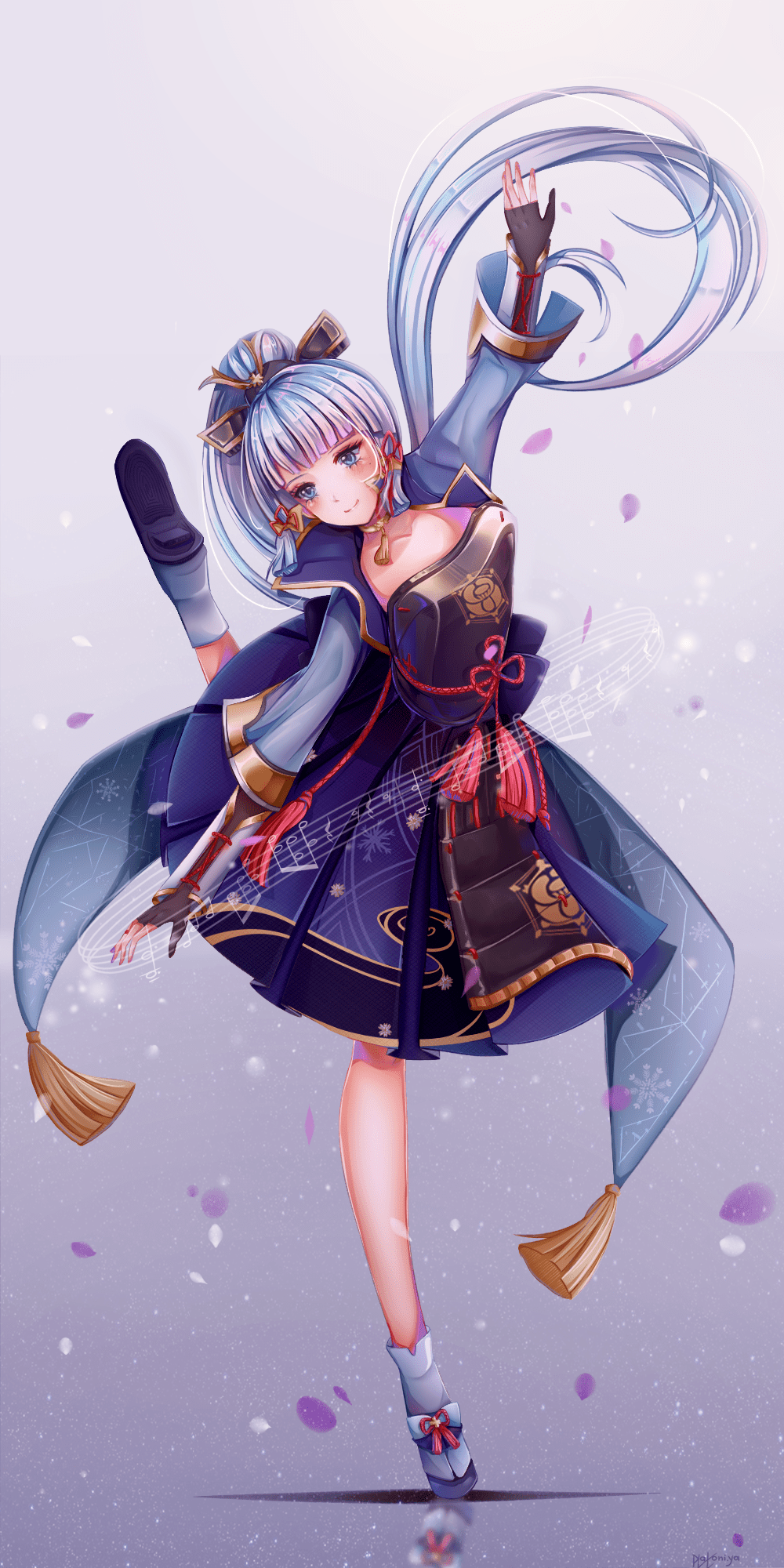 1000x2000 Kamisato Ayaka Impact Wallpaper Anime Image Board