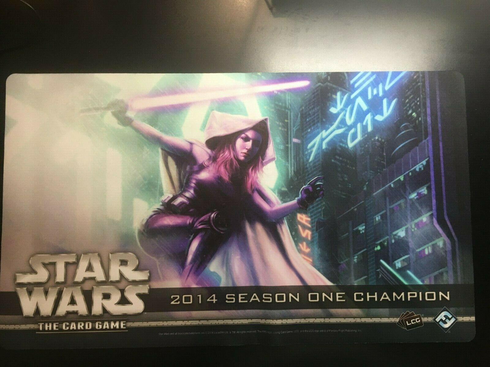 1600x1200 Star Wars LCG Mara Jade 2014 Season One Promo Playmat Living Card Game