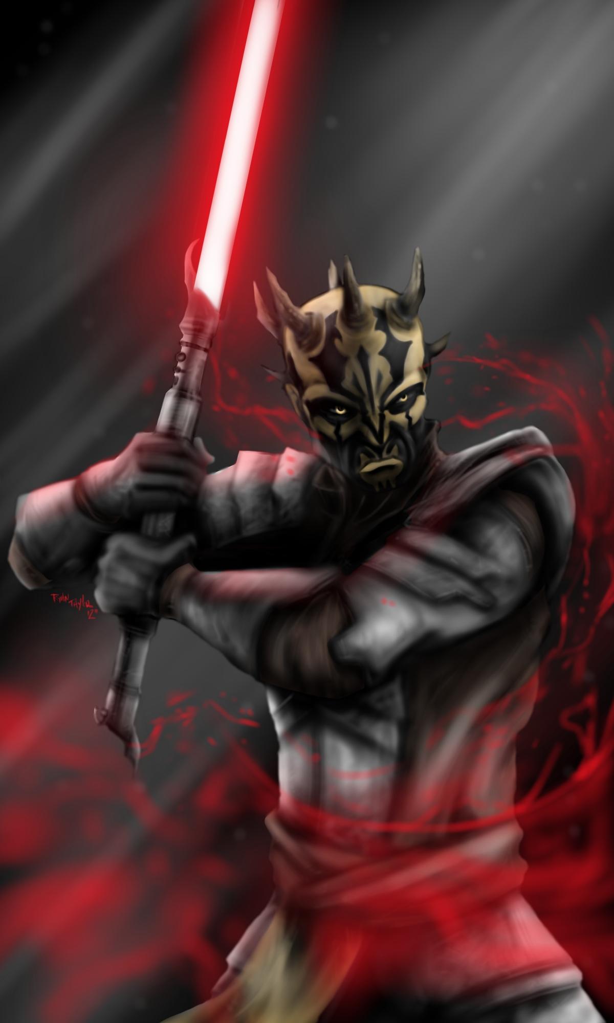 1200x2000 Mara Jade Skywalker vs. Savage Opress