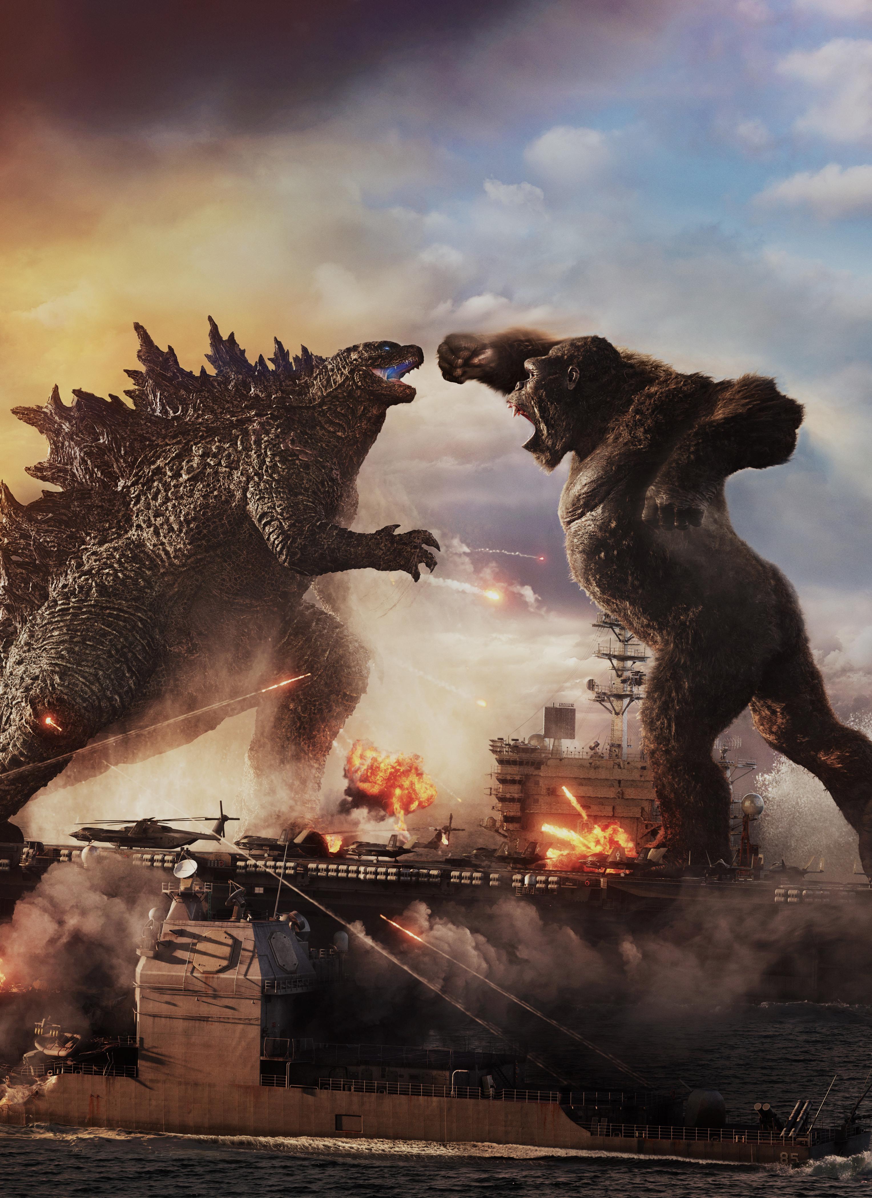 3055x4200 Godzilla vs Kong Wallpaper 4K, 2021 Movies, Movies