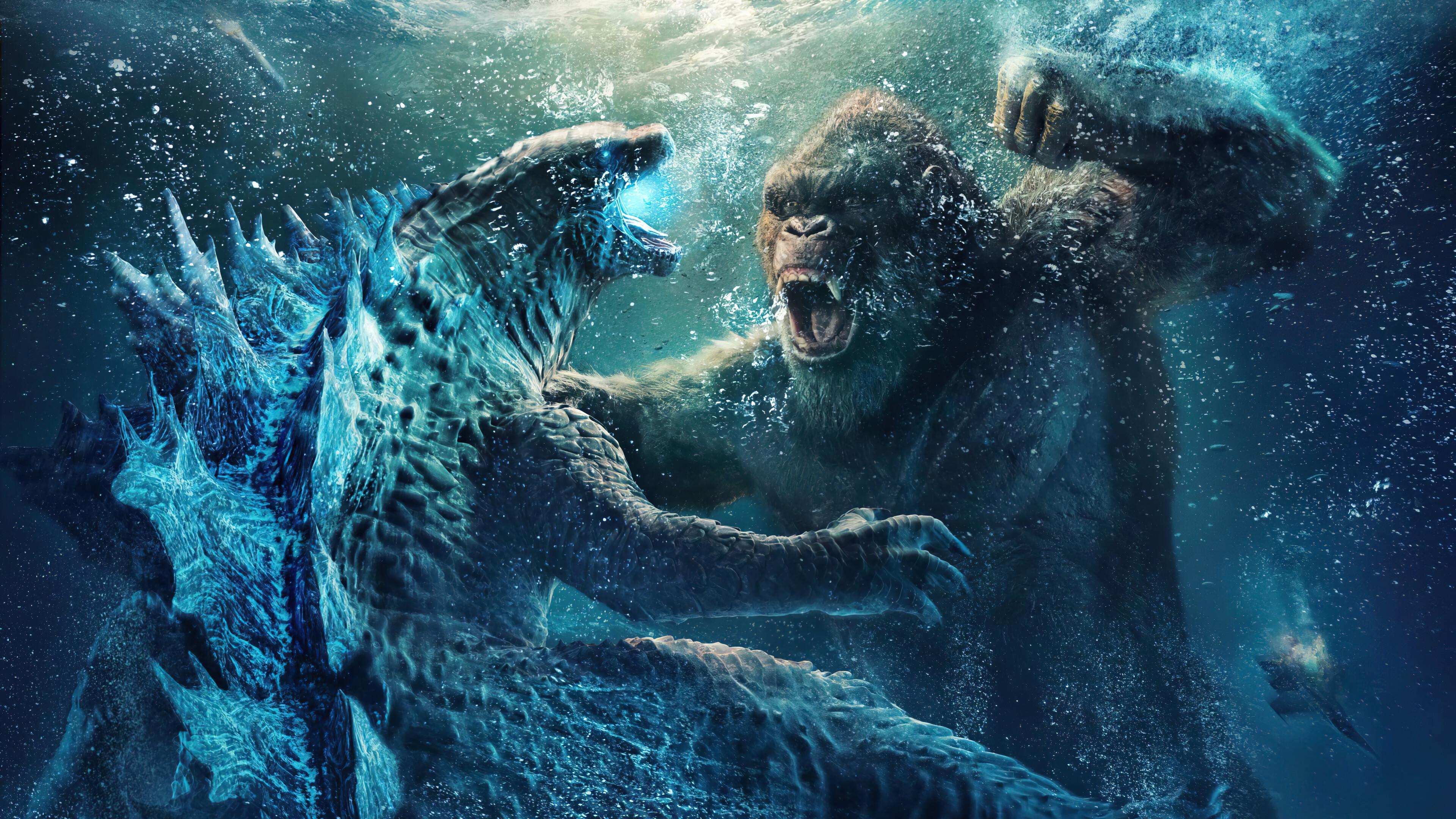 3840x2160 Godzilla vs Kong Wallpaper for Android