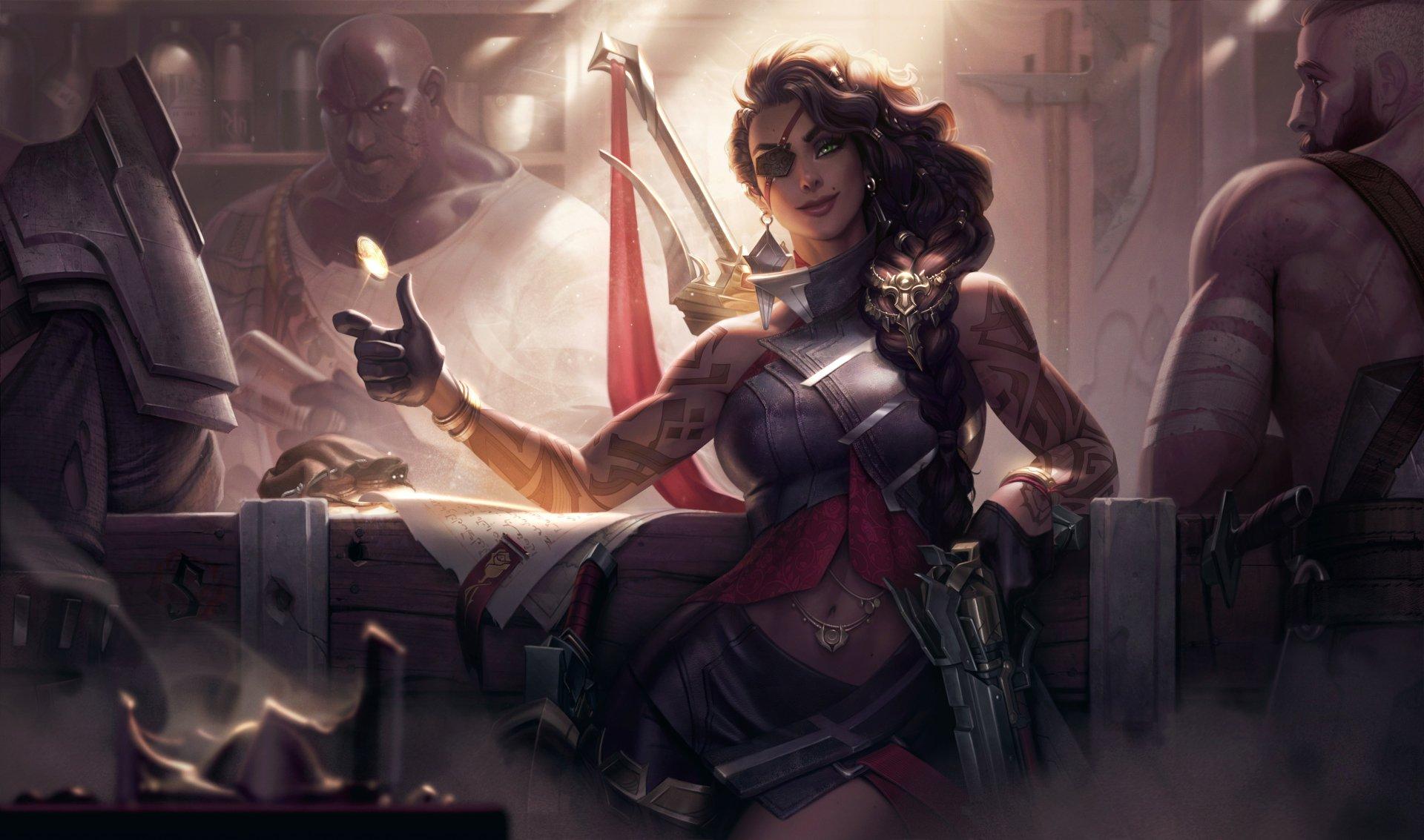 1920x1133 4K Ultra HD Samira (League of Legends) Wallpaper and Background Image