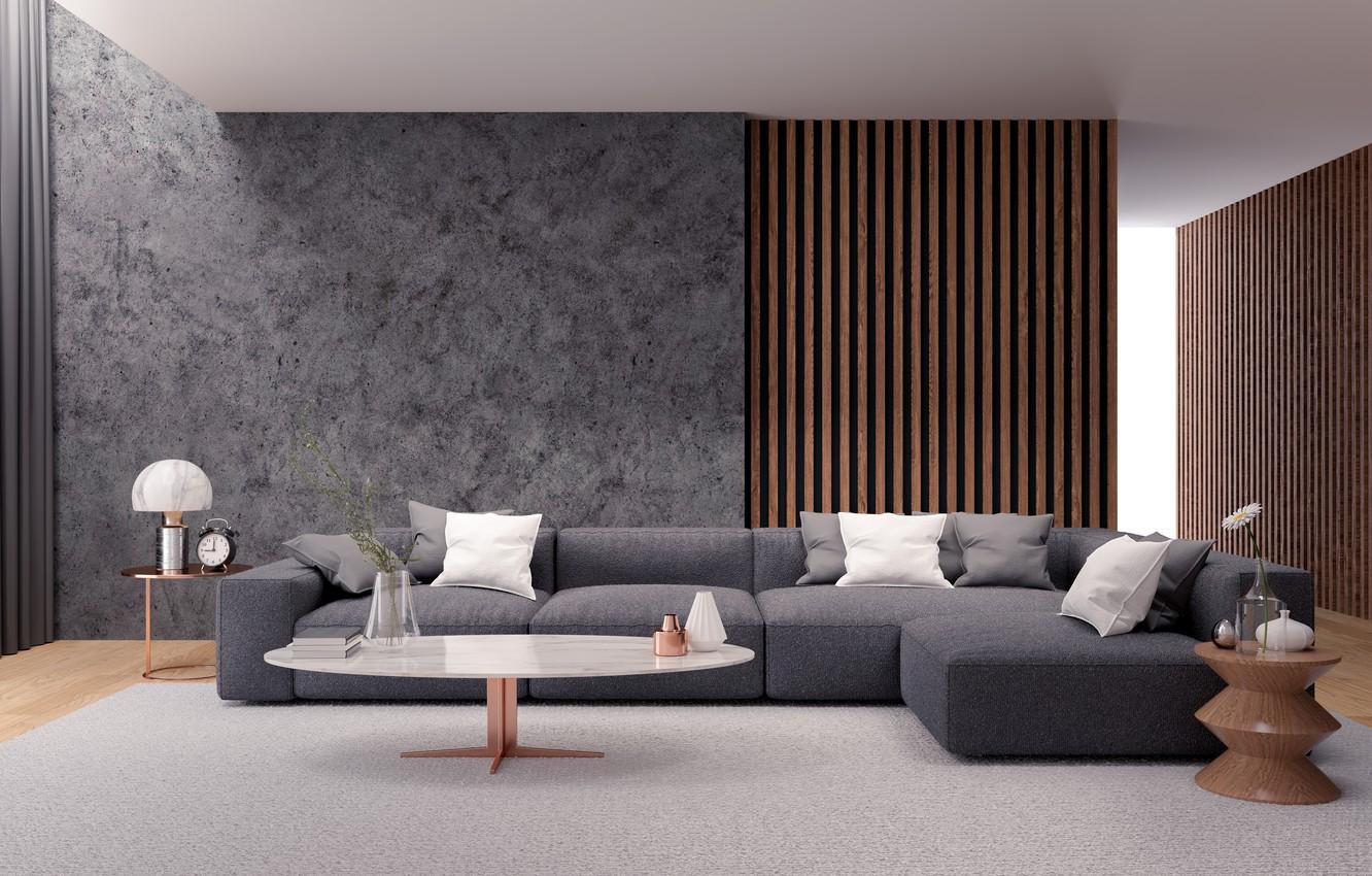 1332x850 Photo Wallpaper Room, Sofa, Furniture, Modern, Living Living Room Interior