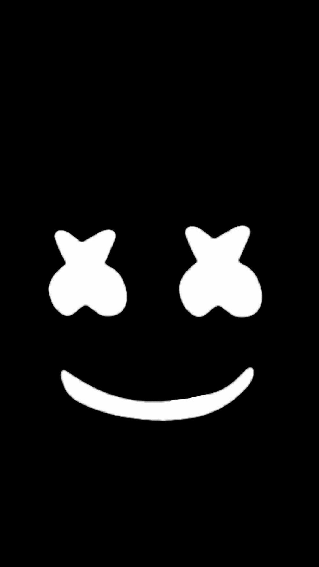 Download Red And Black Marshmello Wallpaper | Wallpapers.com
