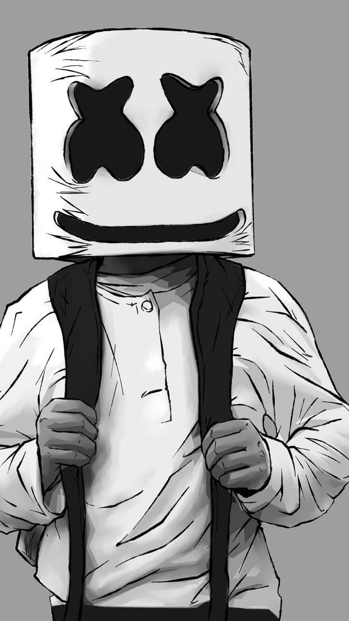 Black Marshmello Wallpapers - Top Free Black Marshmello Backgrounds ...