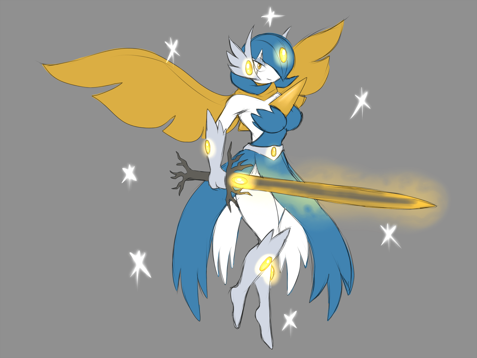 1600x1200 Mega Gardevoir Celine(shiny) by Nagira515 on Newgrounds