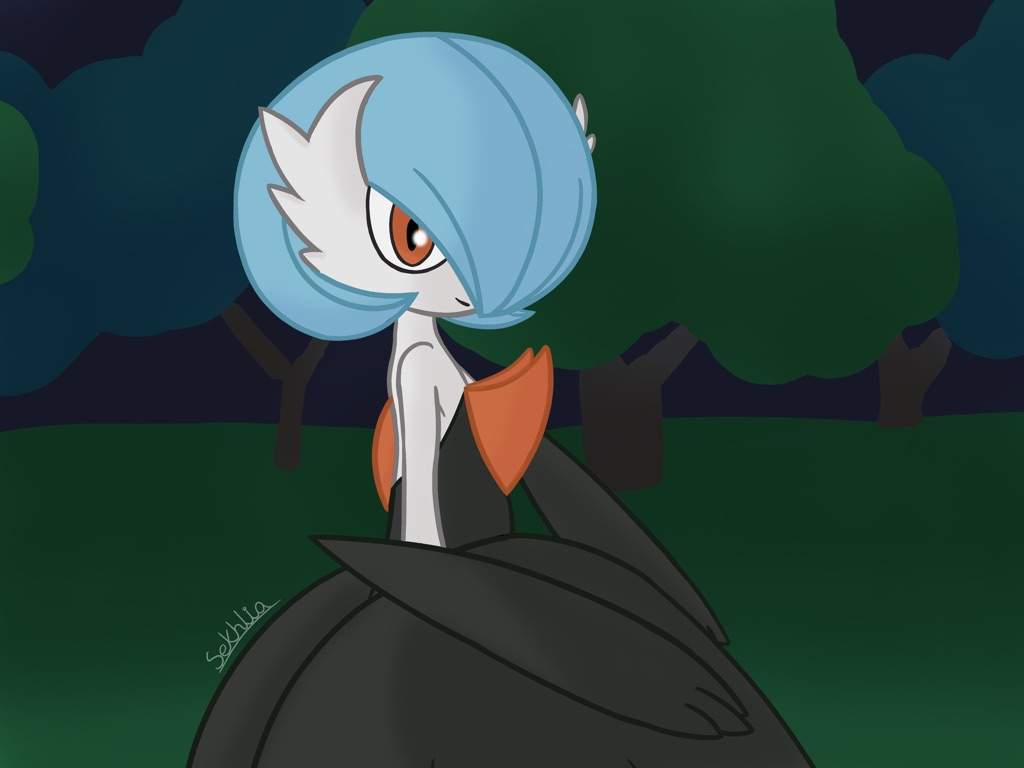 1024x768 Shiny Mega Gardevoir Art. Pokémon Amino