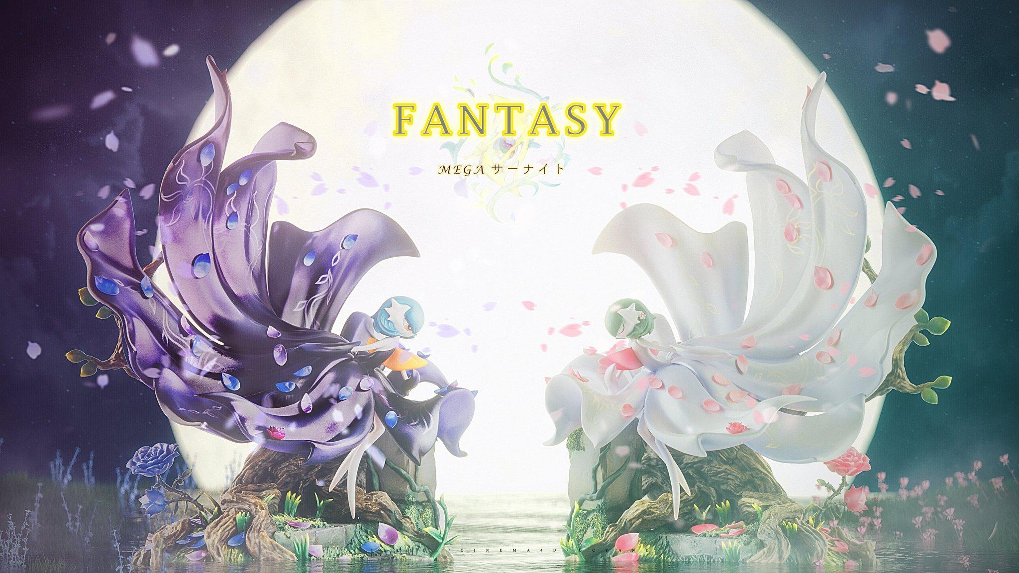 2048x1152 Forest Elves Mega Gardevoir Resin Statue Studios
