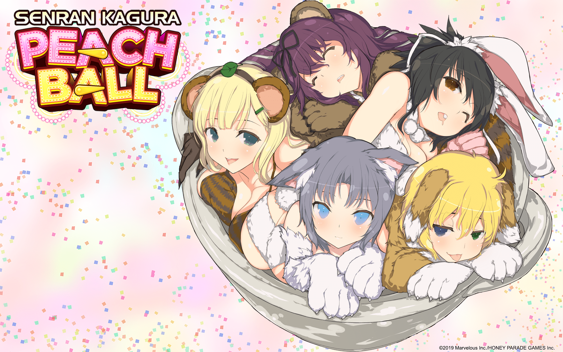 1920x1200 Senran Kagura Peach Ball