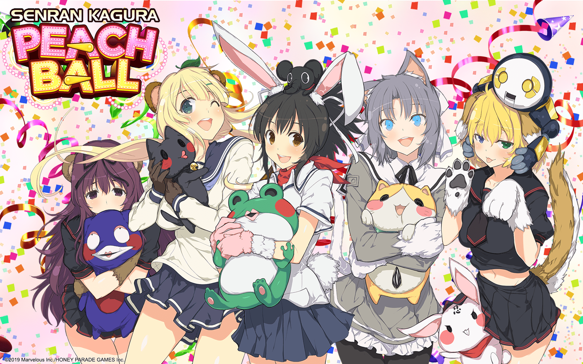 1920x1200 Senran Kagura Peach Ball