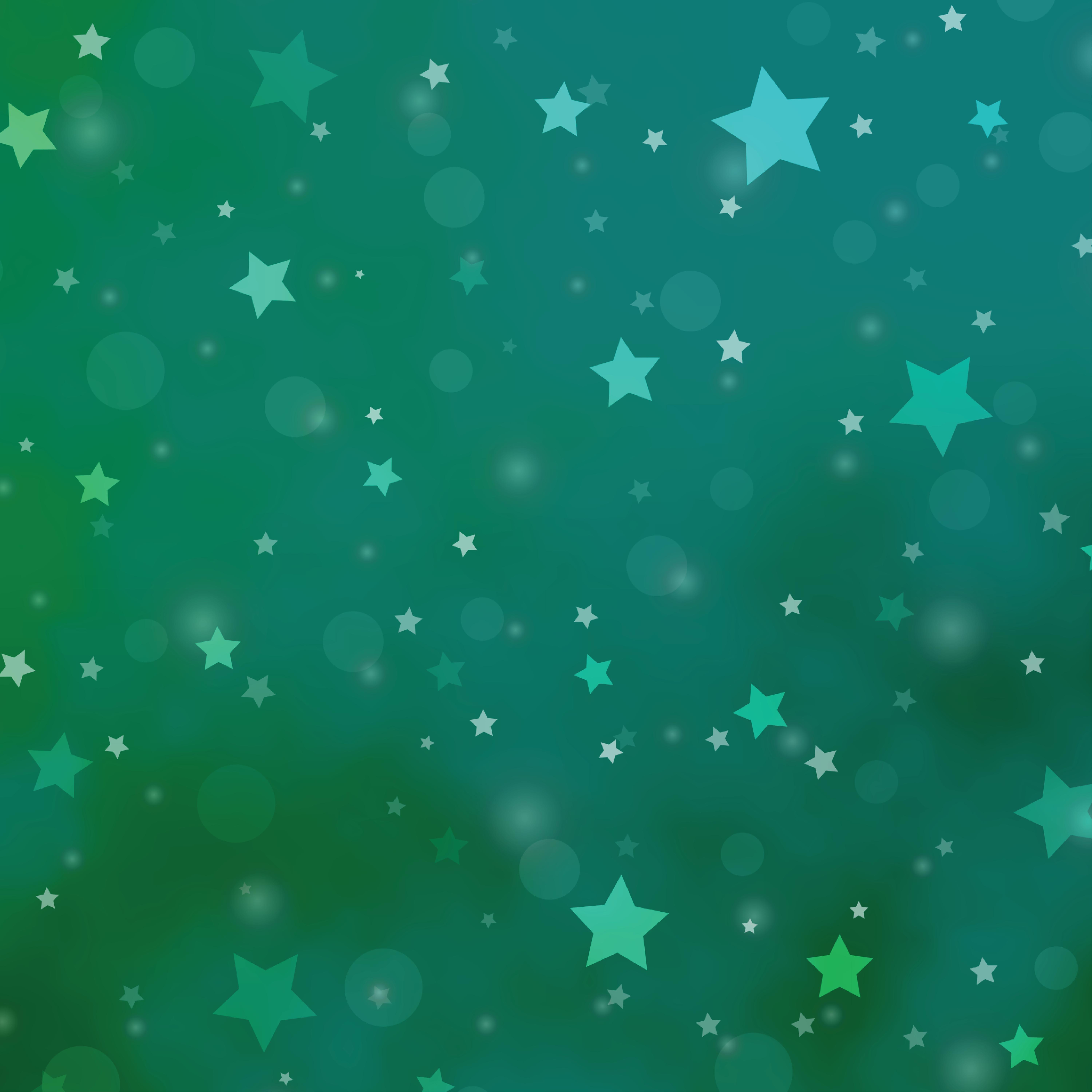 6000x6000 Light Green vector layout with circles stars Abstract design in gradient style with bubbles stars Pattern for design of fabric wallpaper