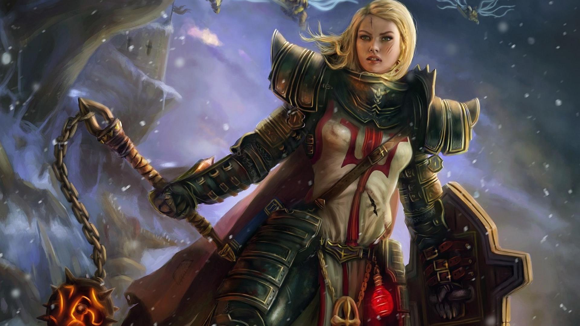 1920x1080 knight, Fantasy Armor, Diablo III, Crusaders Wallpaper HD / Desktop and Mobile Background