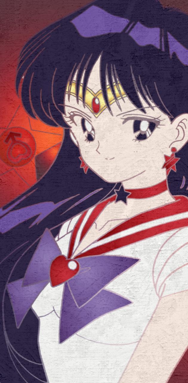 630x1280 Sailor Mars wallpaper
