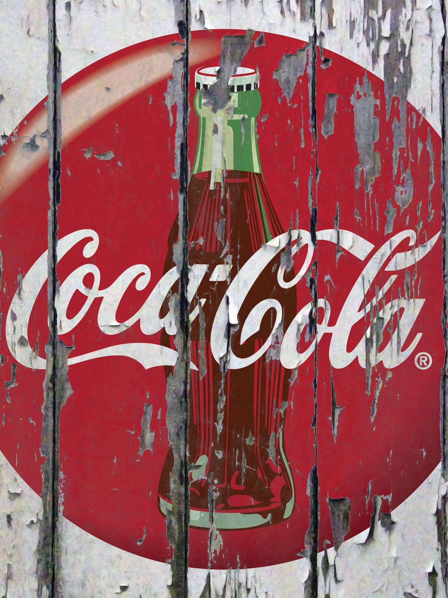 1536x2048 Vintage Coca Cola Wallpaper