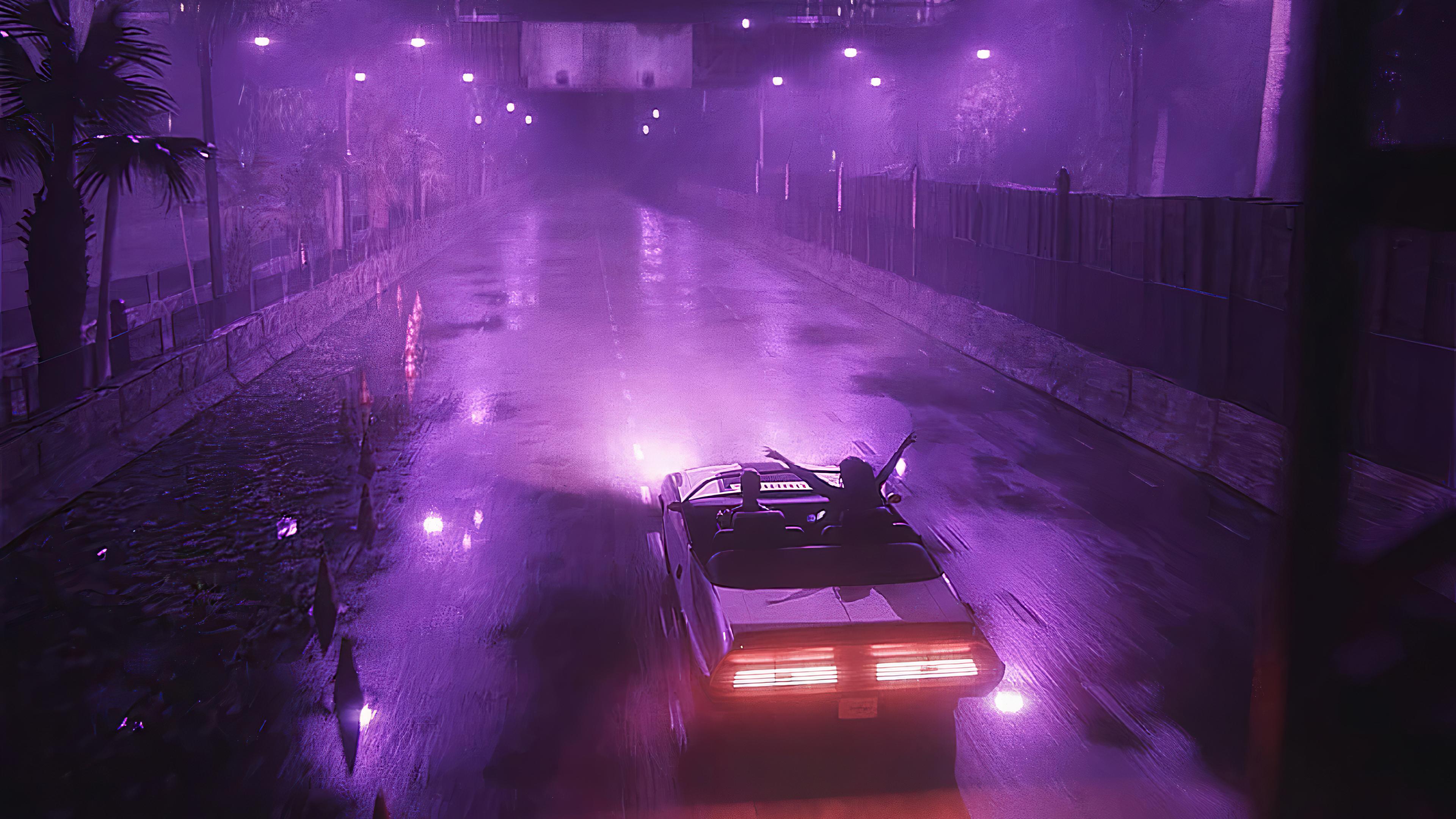 3840x2160 Car Drive Memories Late Night 4k, HD Artist, 4k Wallpaper, Image, Background, Photo and Picture