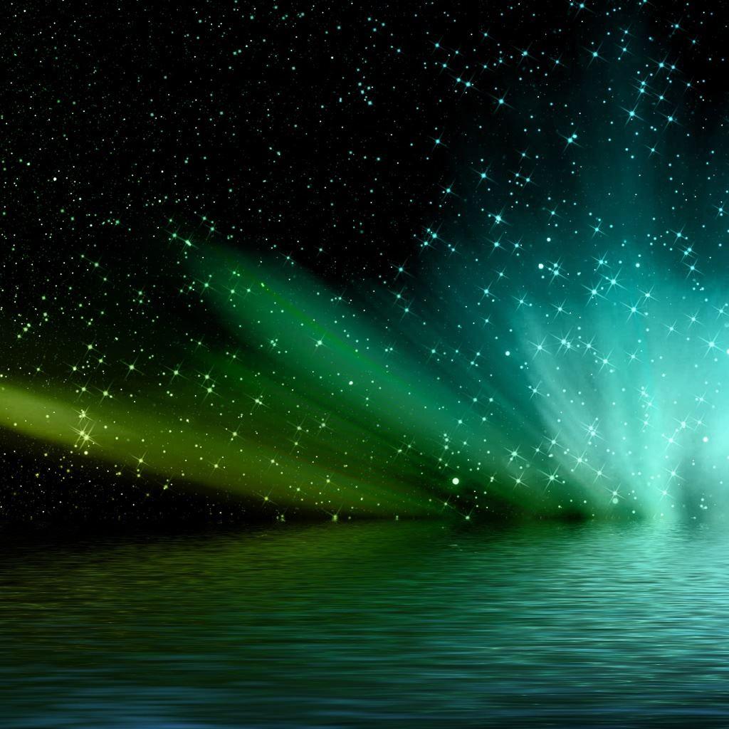 1024x1024 Best Aurora iPad HD Wallpaper