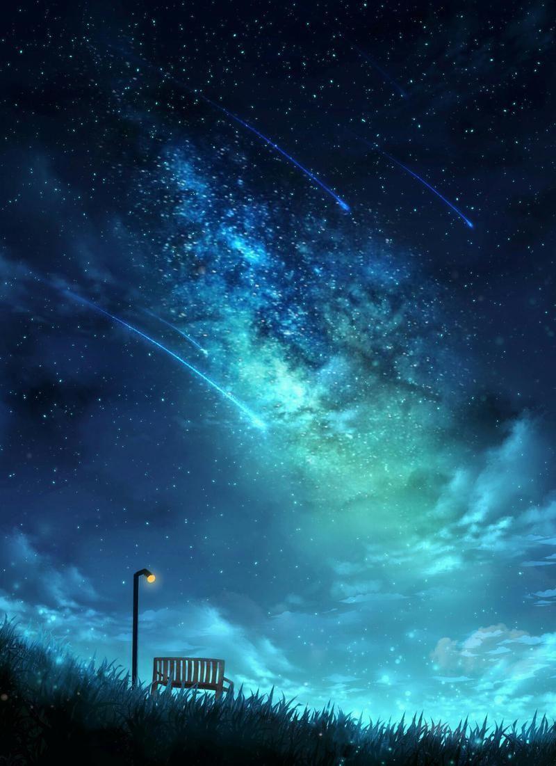 Anime Starry Sky Wallpapers - Top Free Anime Starry Sky Backgrounds ...