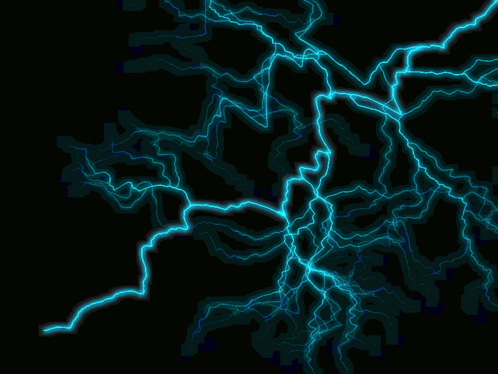 1024x768 Lightning GIFS Wallpaper