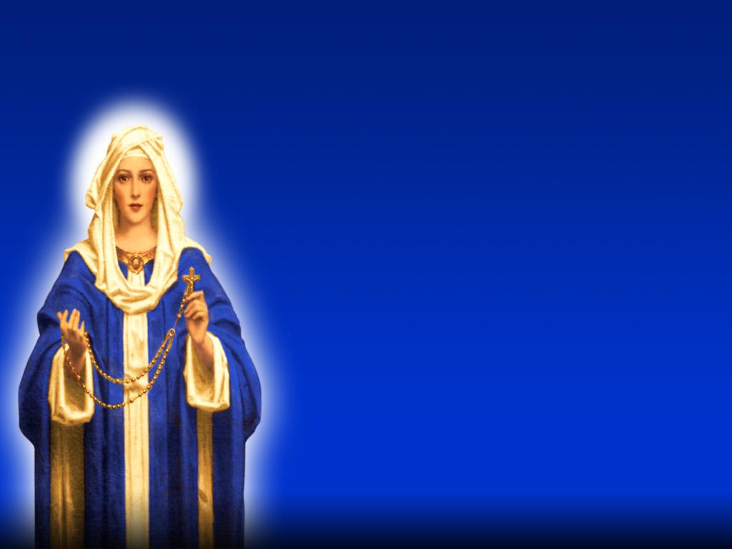 1024x768 Holy Mass image.: Our Lady of the Holy Rosary
