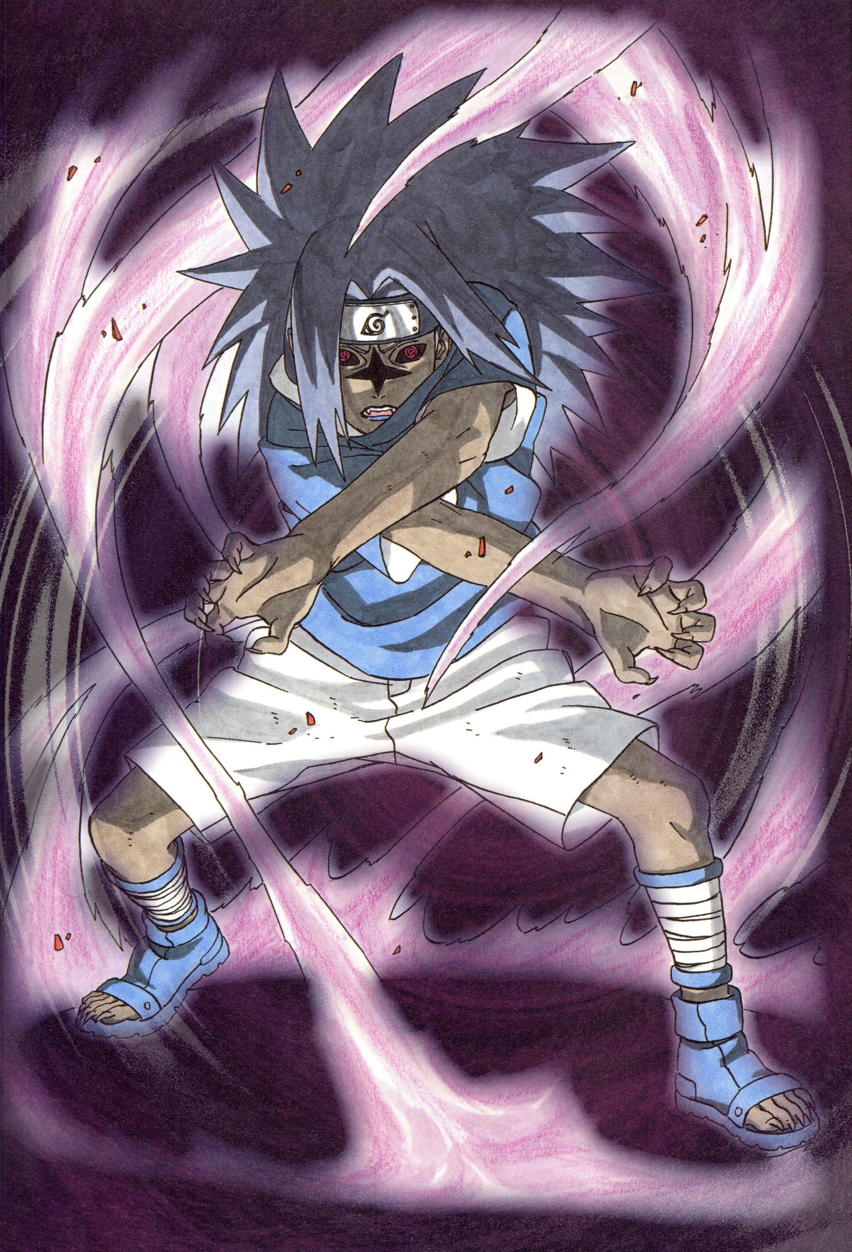 2826x4154 Sasuke Curse Mark 2