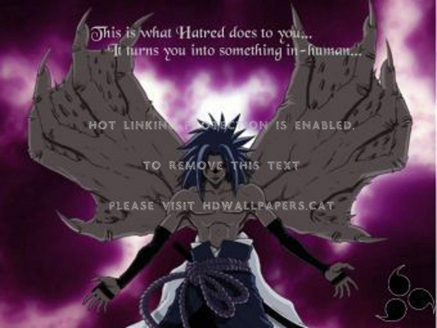 1500x1125 sasuke's hatred lvl 2 curse mark anime