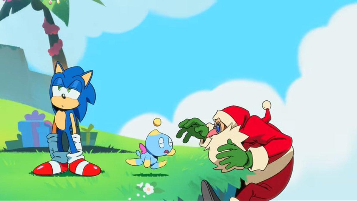 1200x675 Sparks the Echidna Sol Knight that Sonic Mania Adventures Episode 6 and Chao in Space are required Holiday Viewing