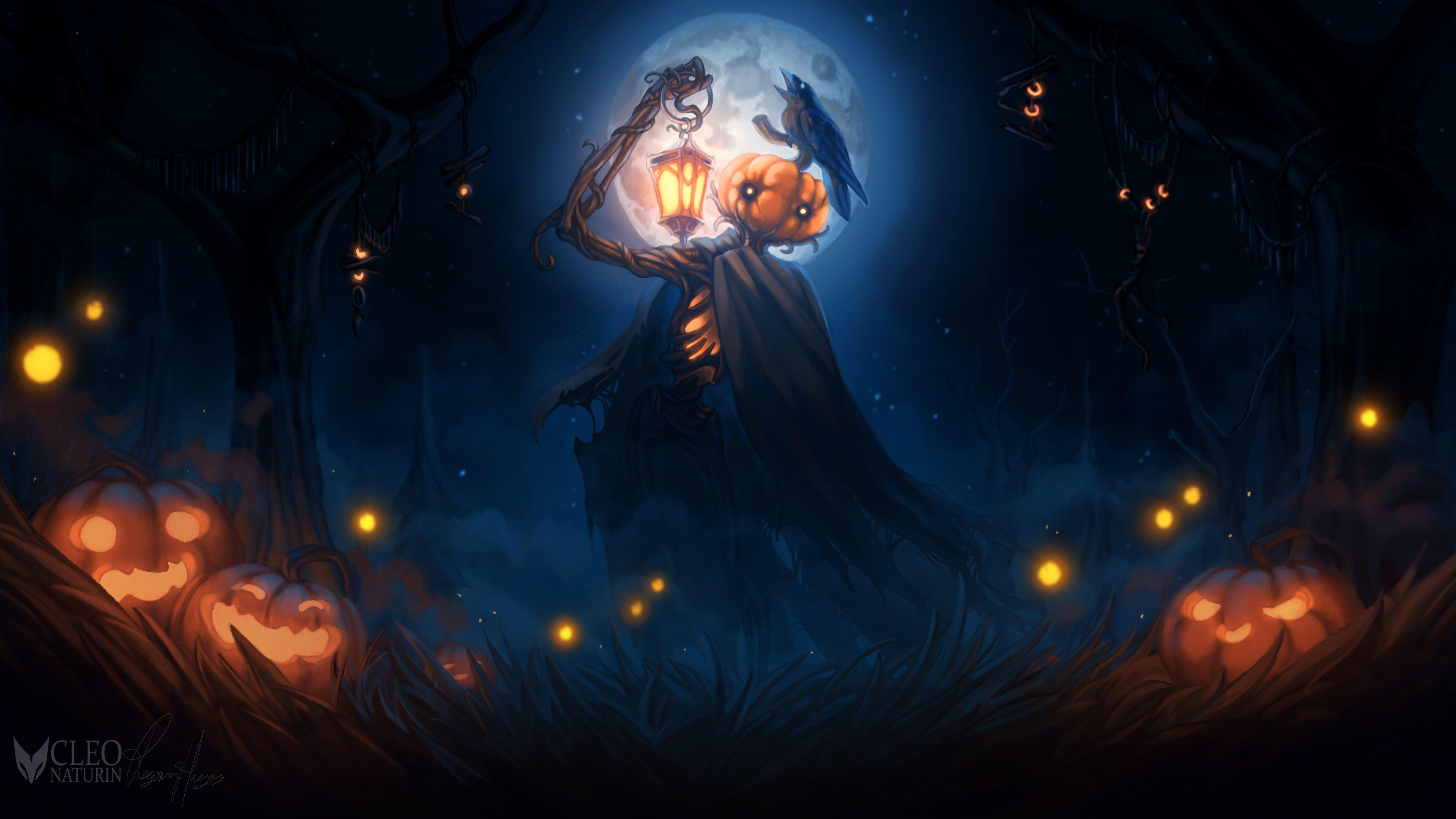 3840x2160 Halloween HD 4K Wallpaper