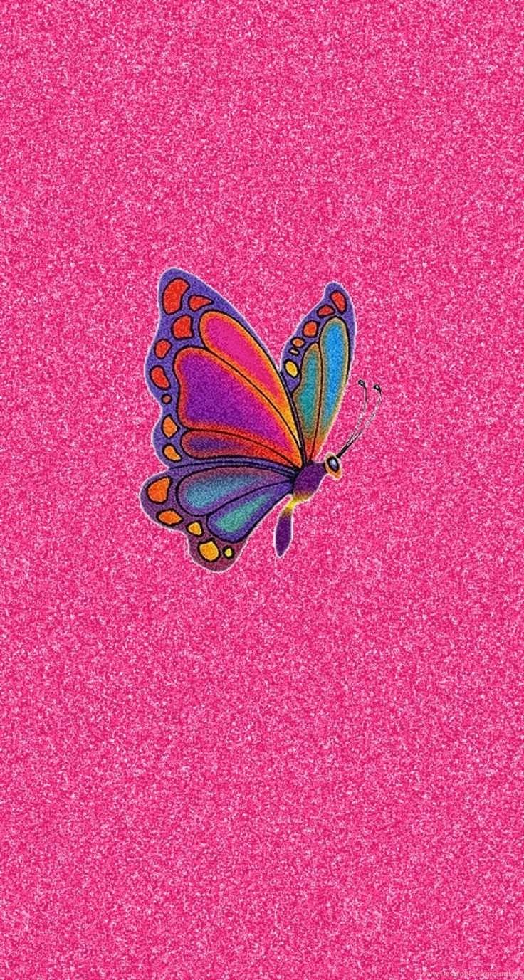 Butterfly lv❤  Pink wallpaper iphone, Butterfly wallpaper iphone
