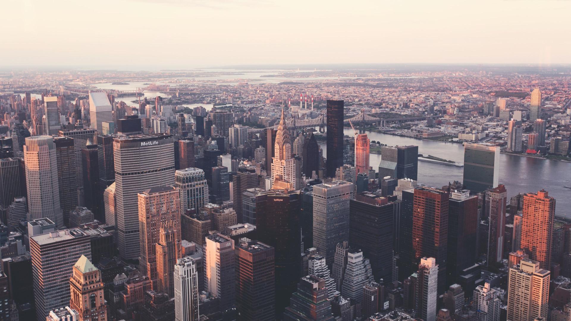 1920x1080 Download wallpaper: New York city view 1920x1080