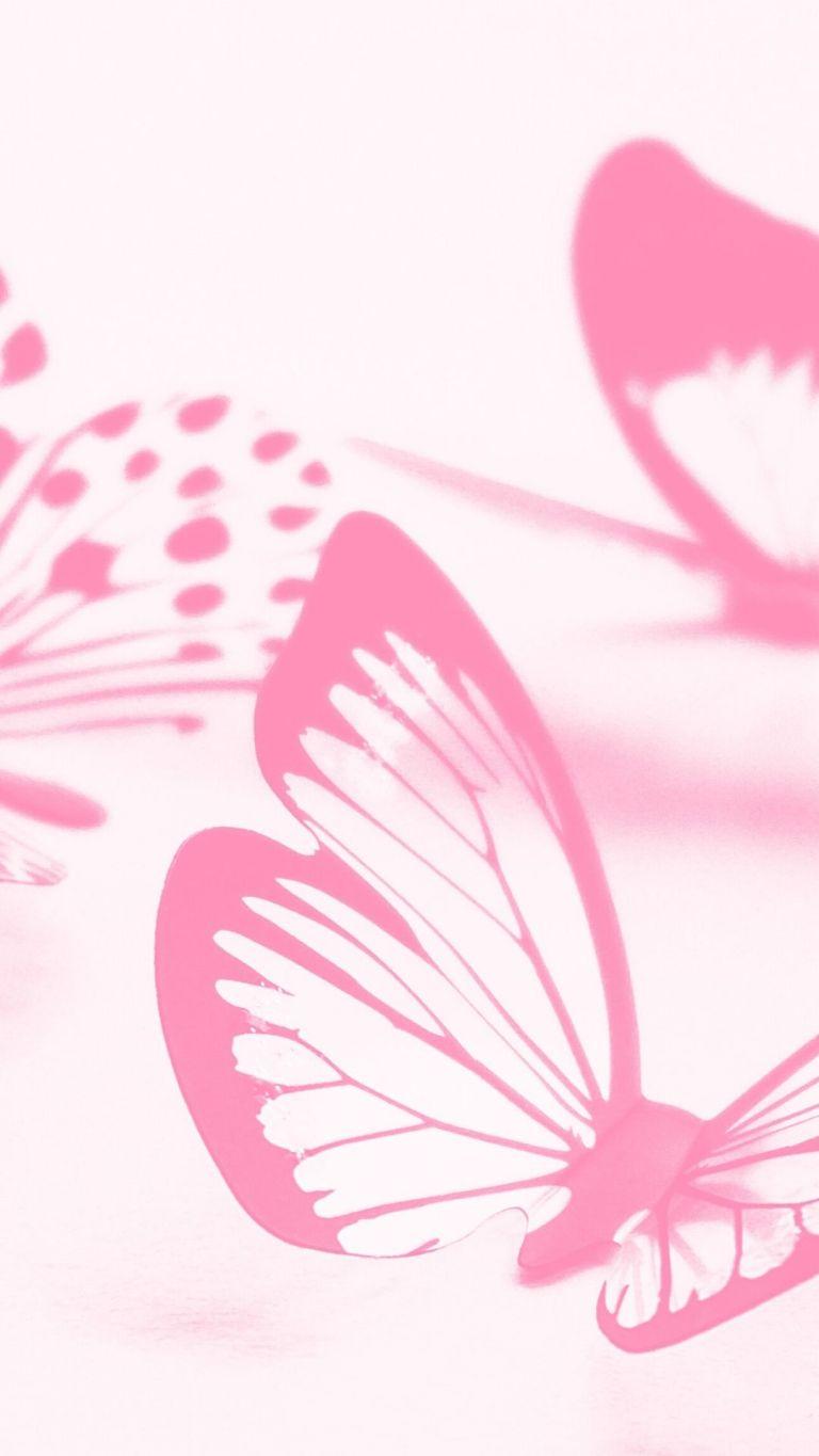 Pink Butterfly iPhone Wallpapers - Top Free Pink Butterfly iPhone