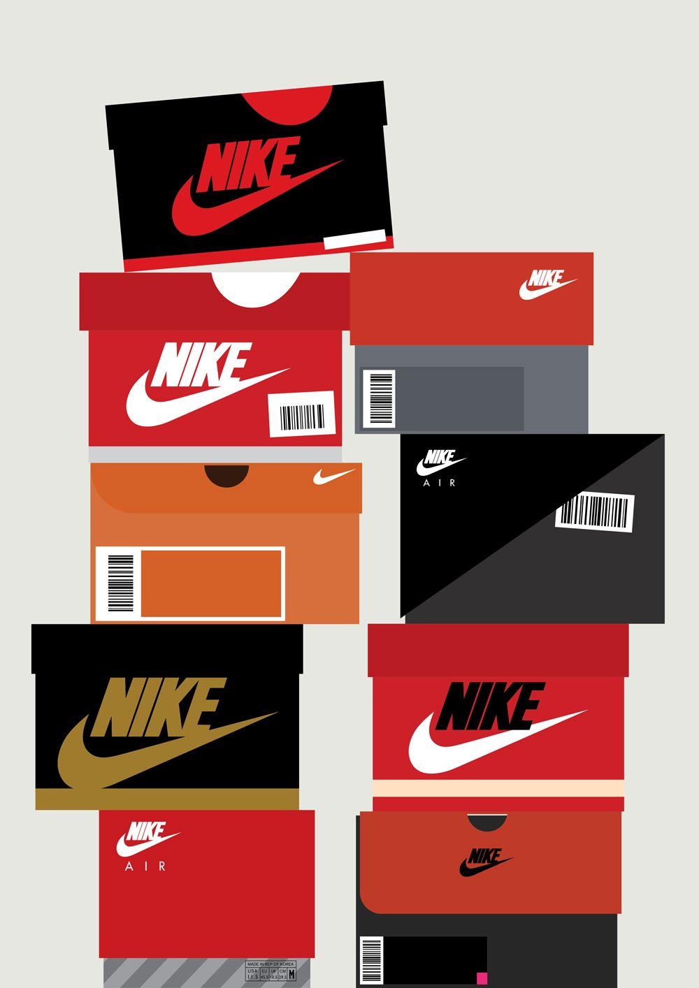 1000x1414 Sneaker_boxes_Nike_1000px. Nike. Sneakers box, Nike, Sneakers