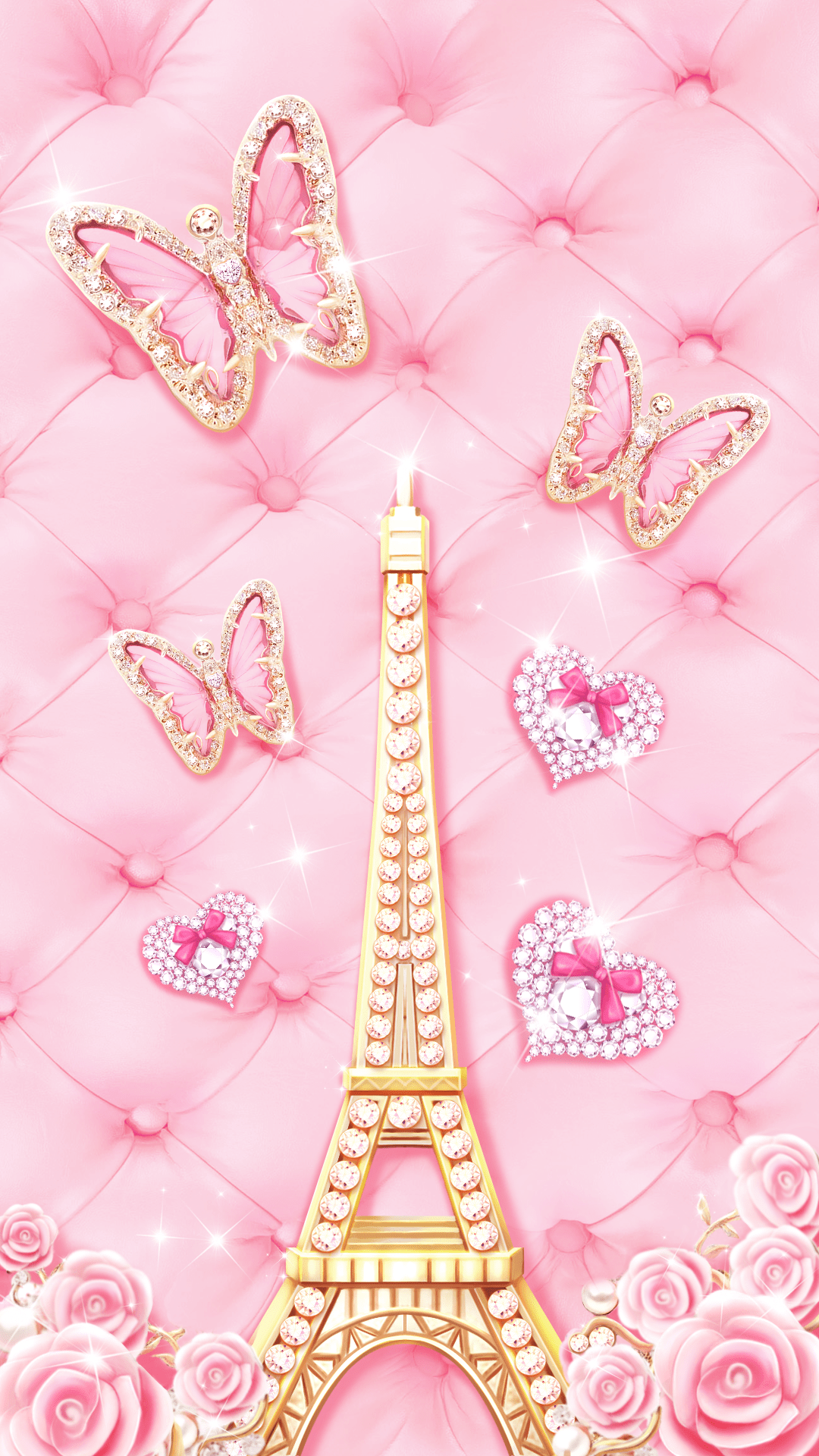 1080x1920 Pink Lv Butterfly Wallpaper. SEMA Data Co Op