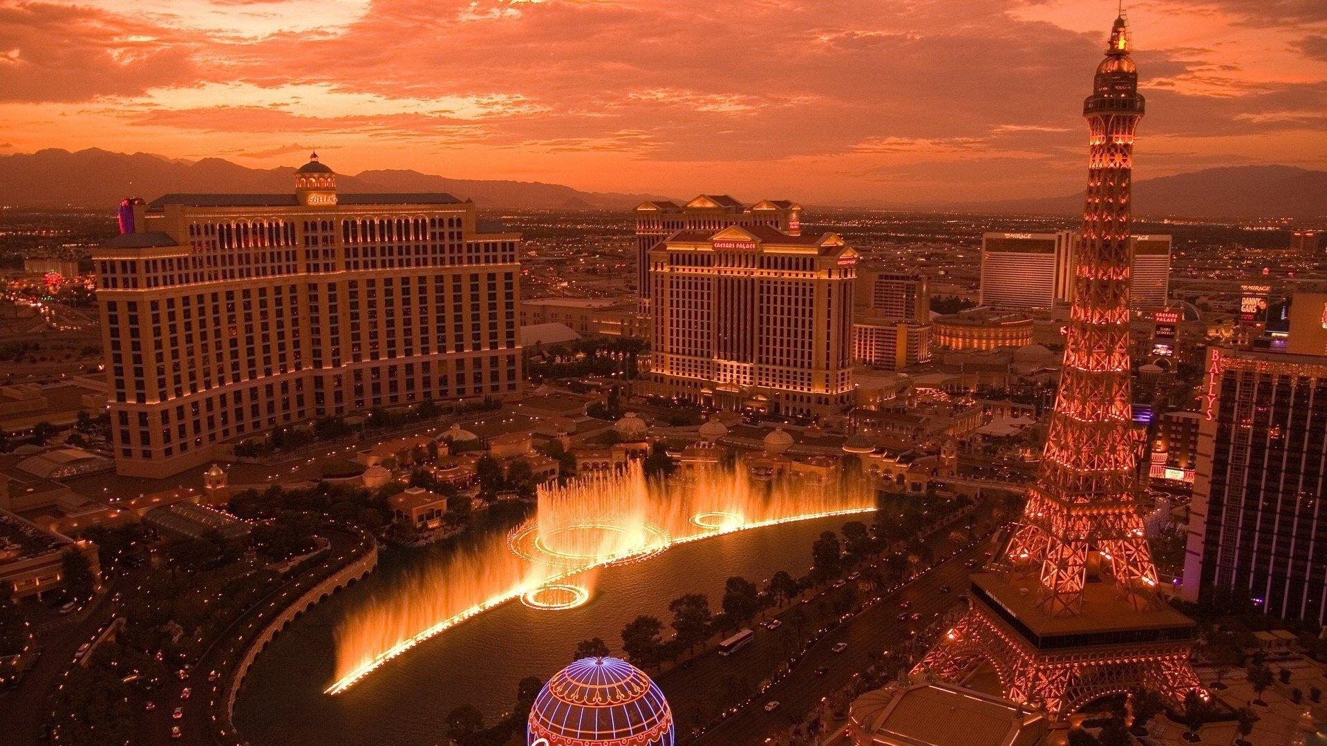 1920x1080 cityscapes, Las, Vegas, Bellagio, Casino, Paris, Las, Vegas, Caesars, Palace, The, Mirage, Casino, Las, Vegas, Strip Wallpaper HD / Desktop and Mobile Background