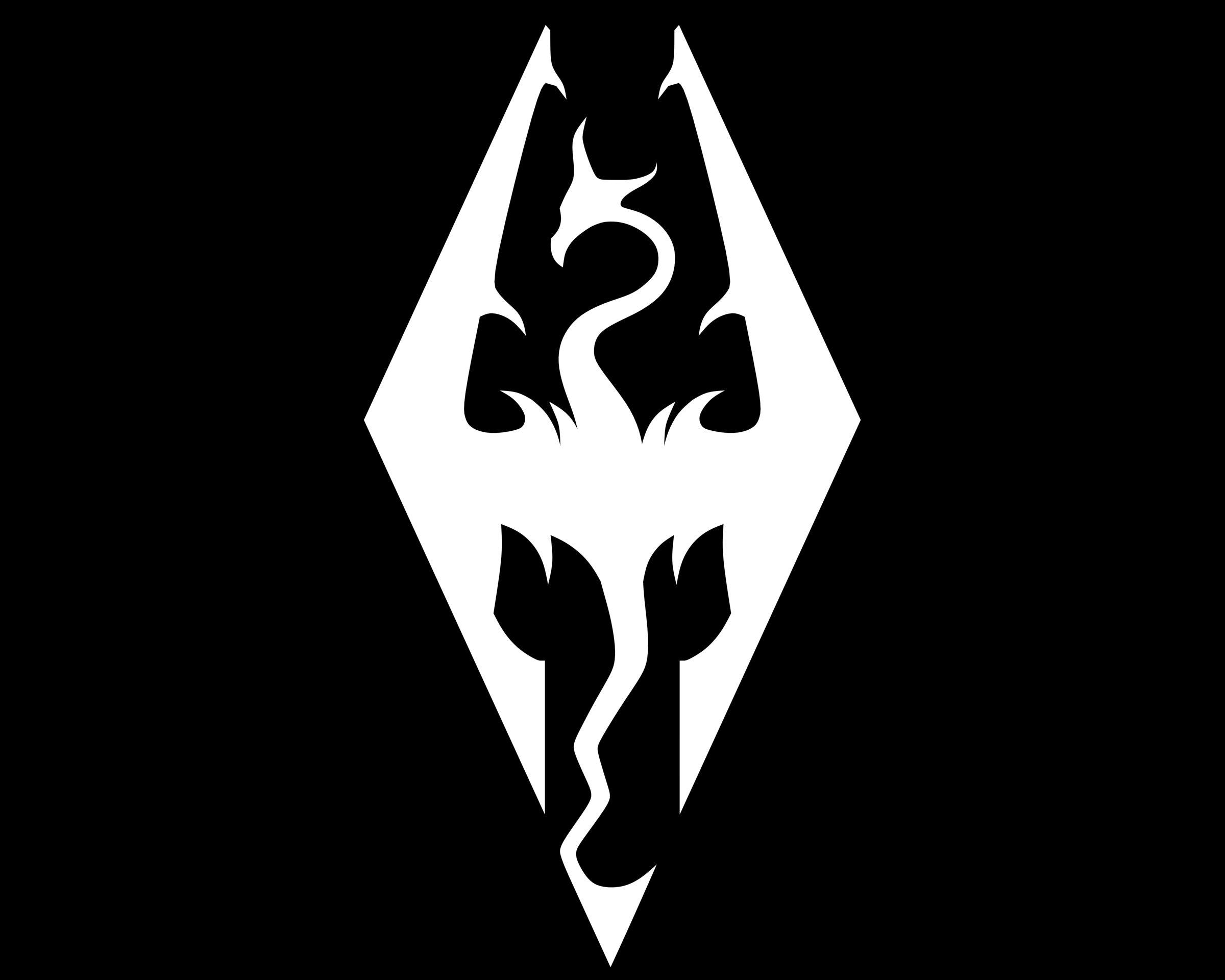 Skyrim Logo Wallpapers - Top Free Skyrim Logo Backgrounds - WallpaperAccess