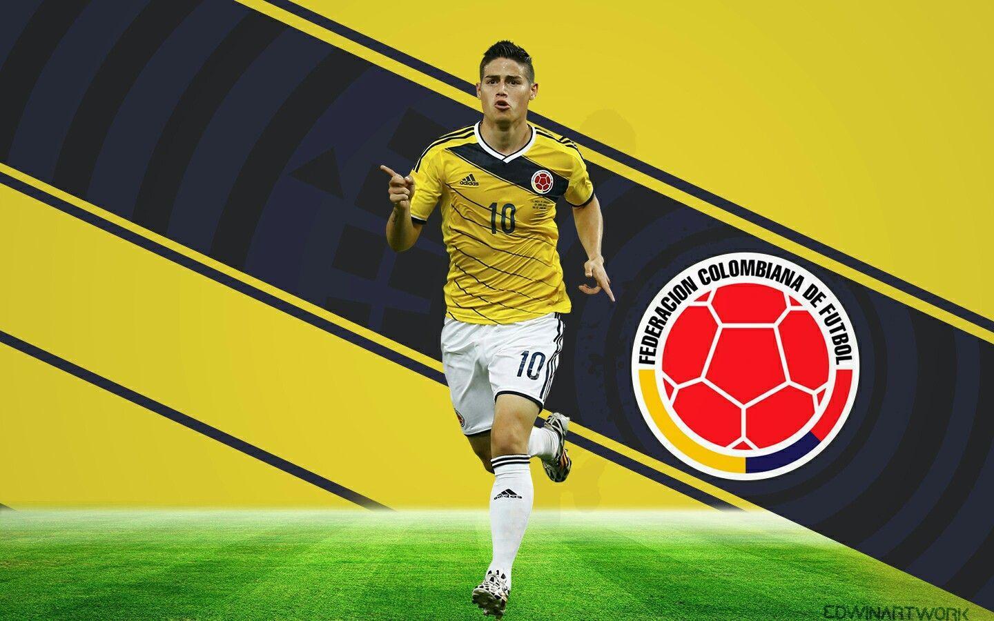 1440x900 James Rodriguez Colombia Wallpaper