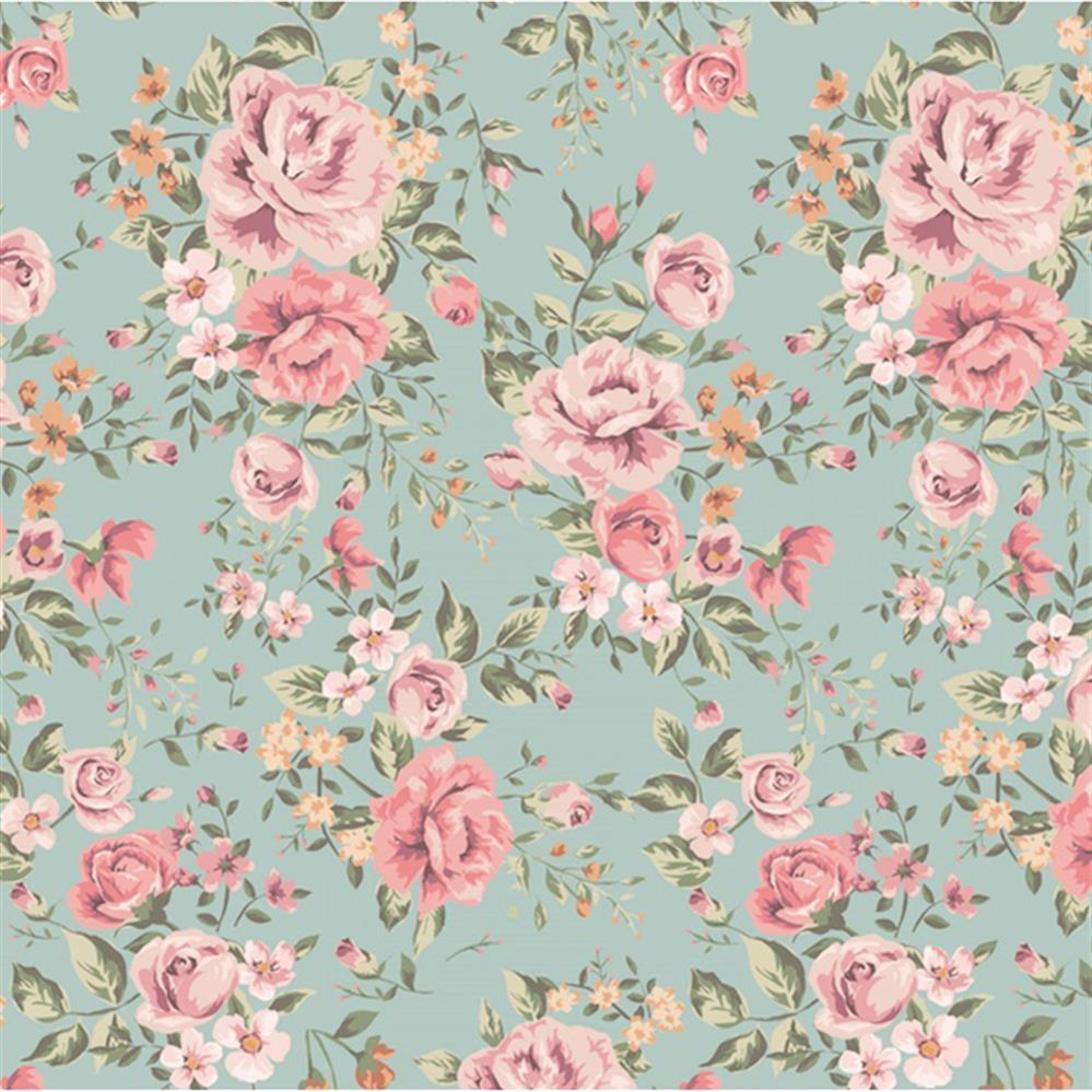 999x999 Vintage Floral Wallpaper