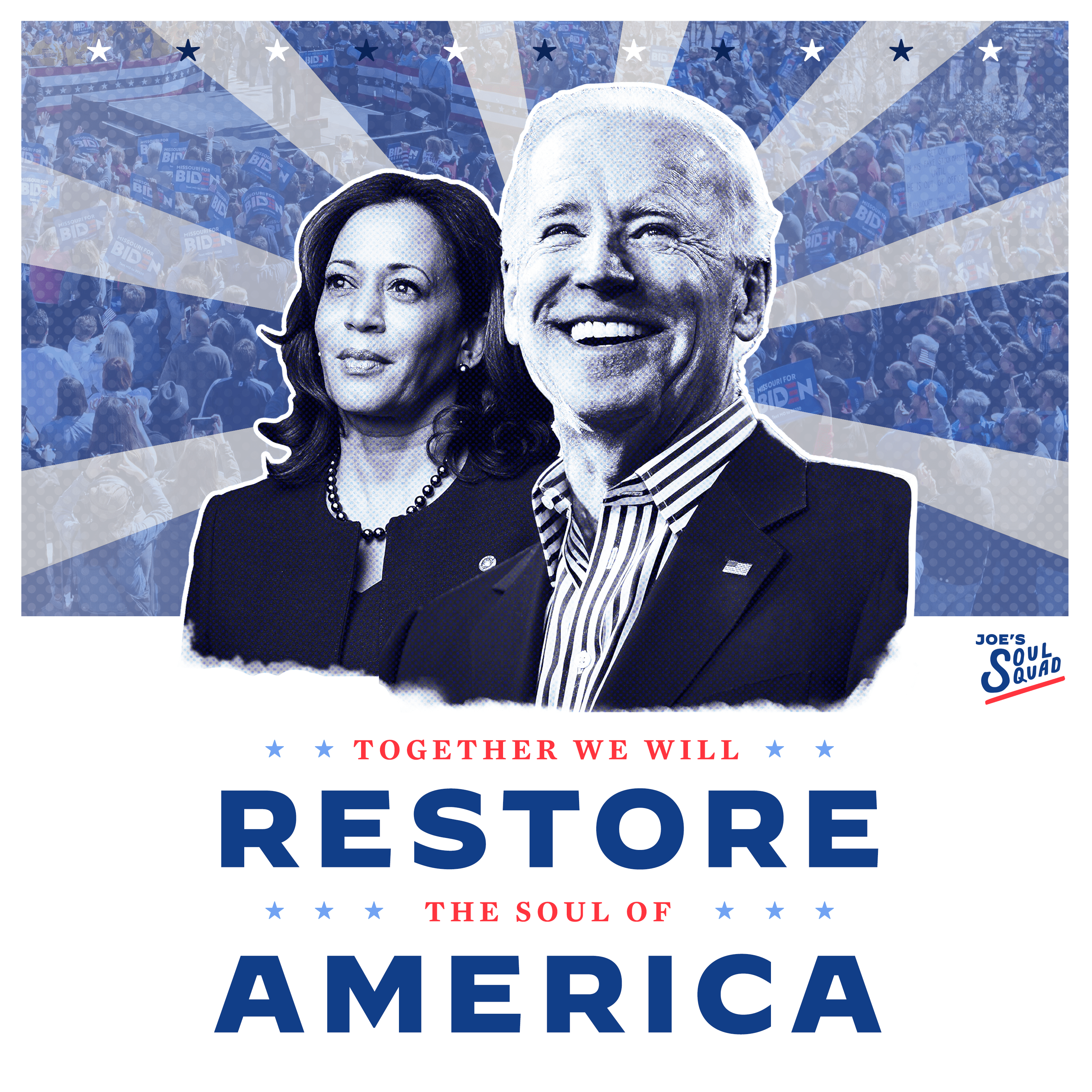 3000x3000 Joe Biden And Kamala Harris Wallpaper