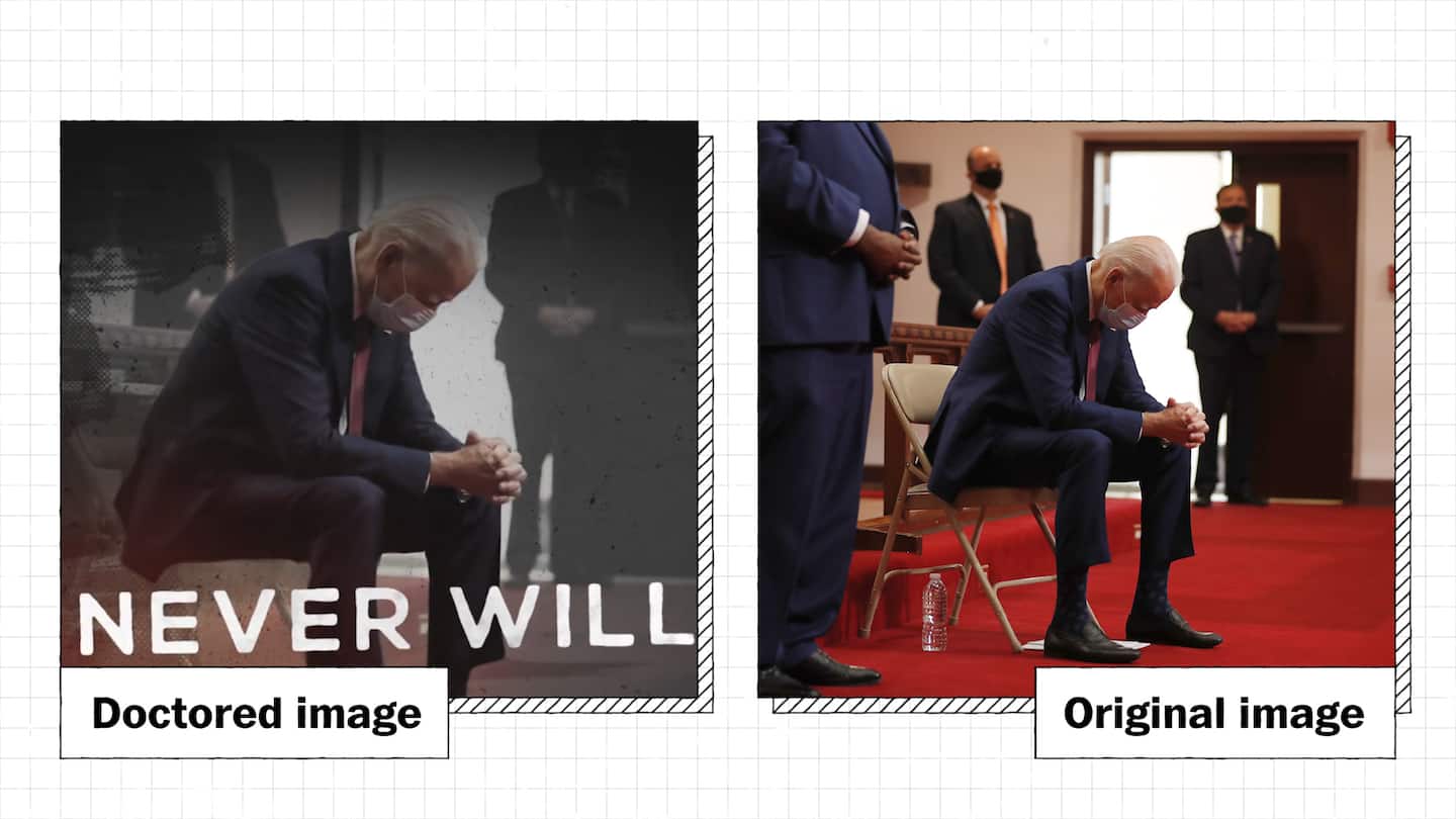1440x810 Trump campaign ad manipulates three image to put Biden in a 'basement' Washington Post