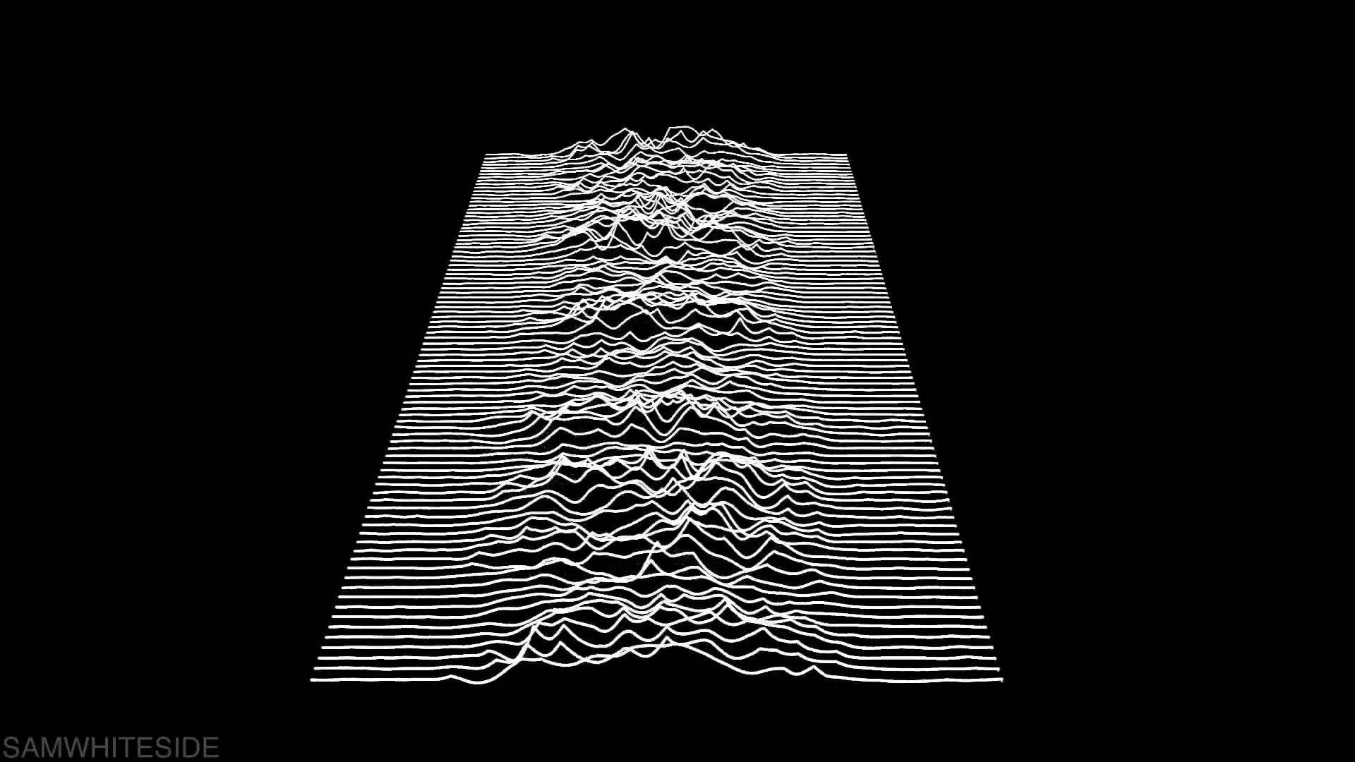 1920x1080 Joy Division Unknown Pleasures Wallpaper