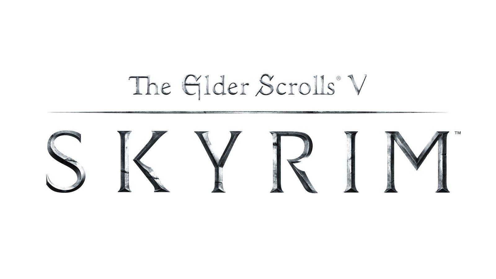 1600x900 Skyrim Logo Wallpaper 6555 1600 x 900