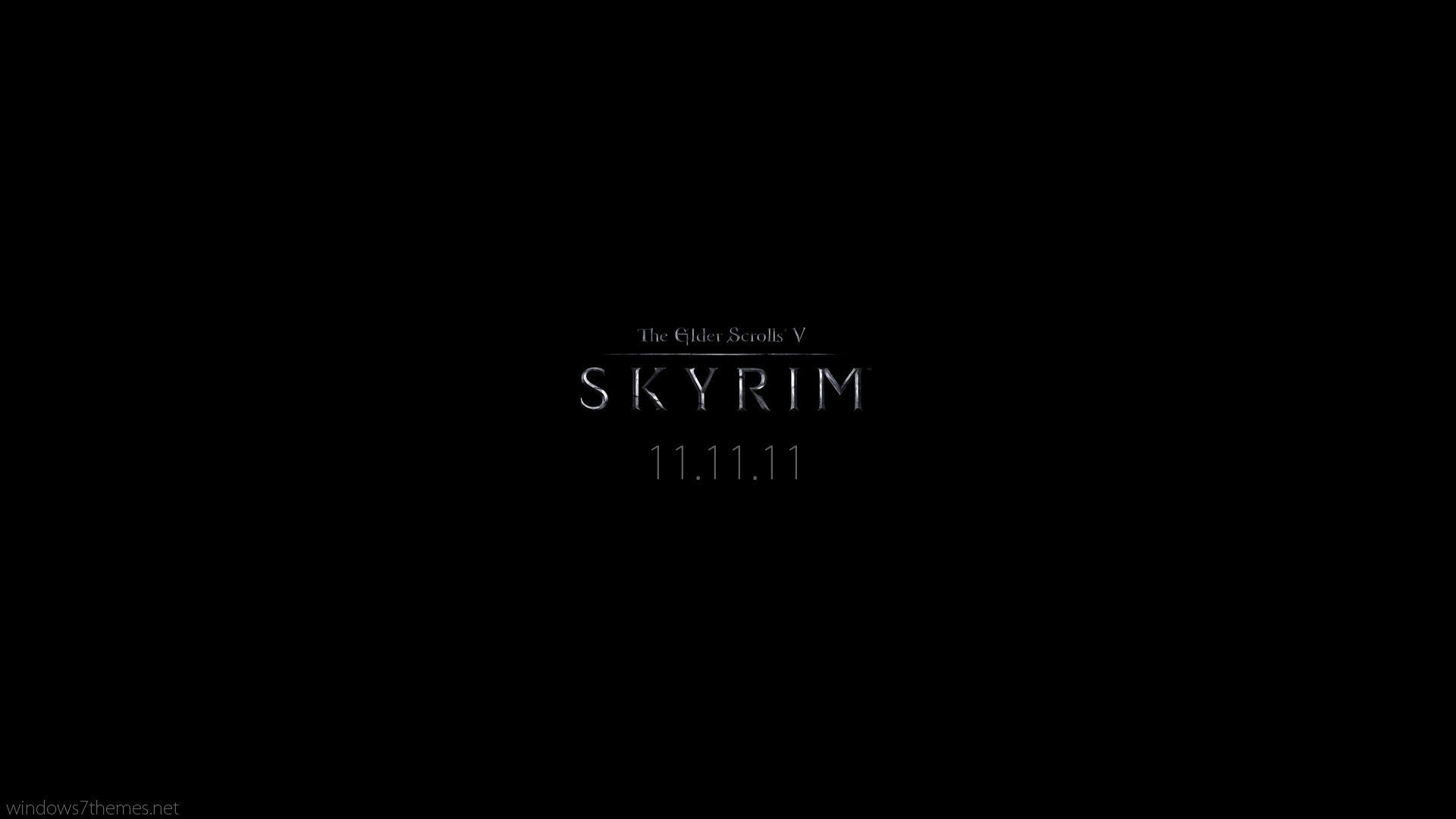 1920x1080 Elder Scrolls 5 Skyrim Wallpaper + Windows 7 Theme