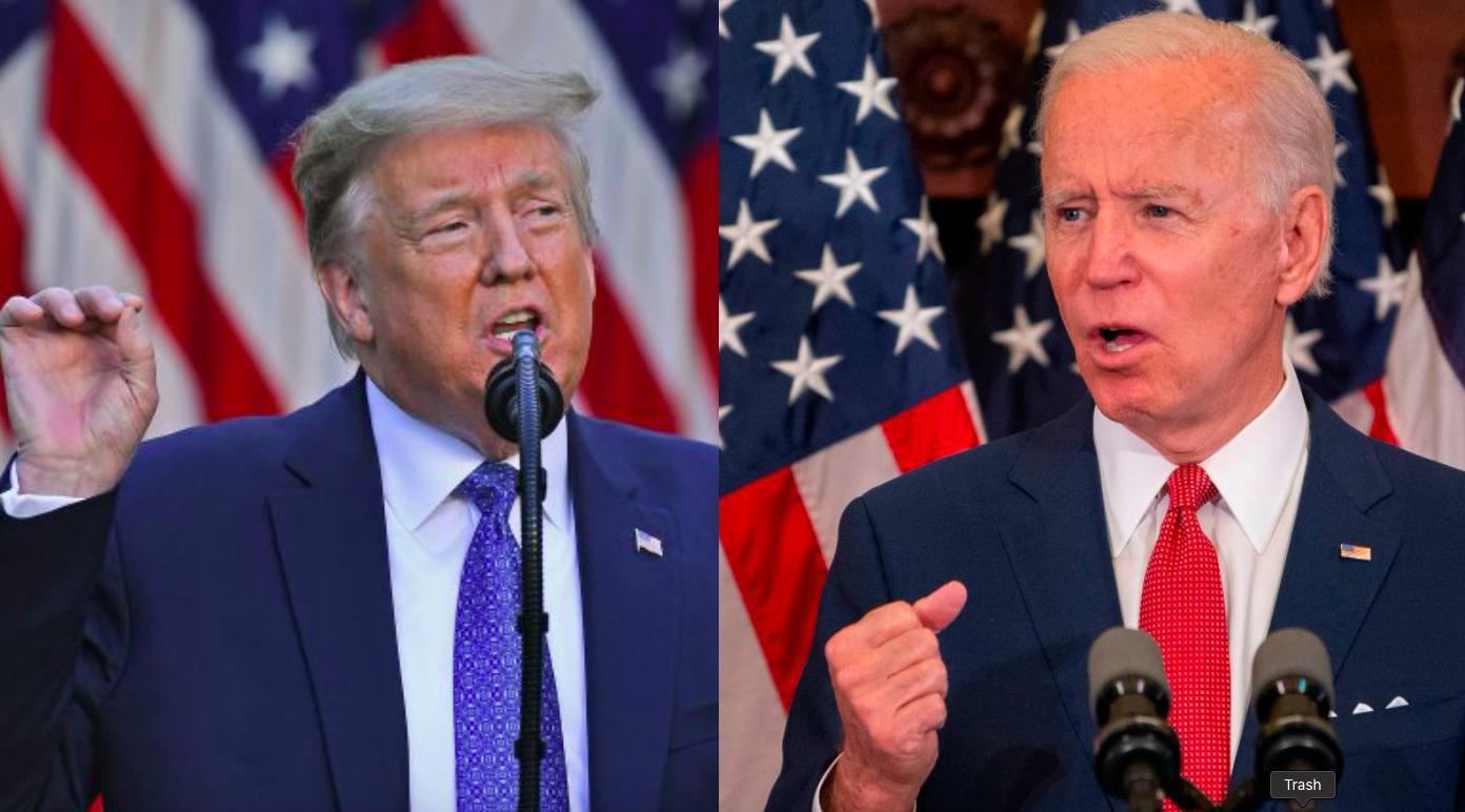 1392x772 Donald Trump And Joe Biden Grand Wizard HD Wallpaper