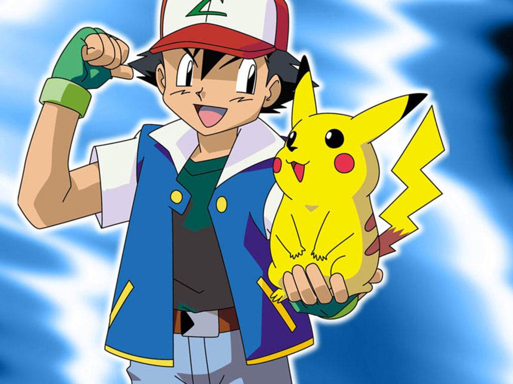 1024x768 Ash and Pikachu from Pokemon Wallpaper Wallpaper Watcher Pokemon wallpaper