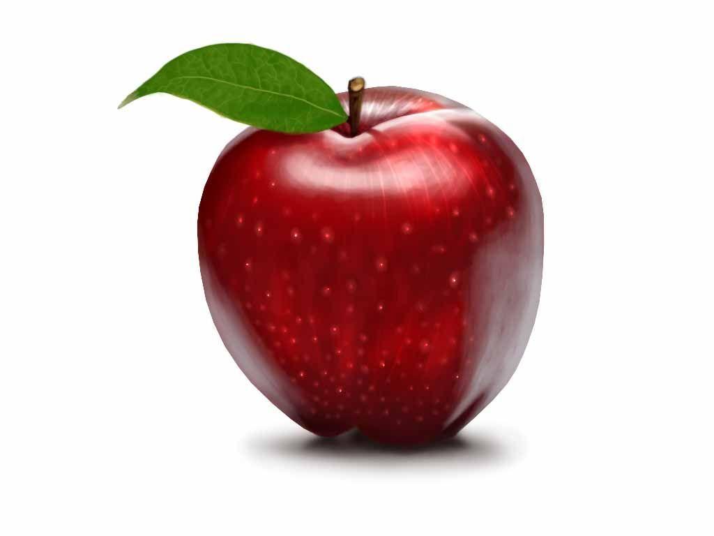 1024x768 Red Apple Fruit Wallpaper