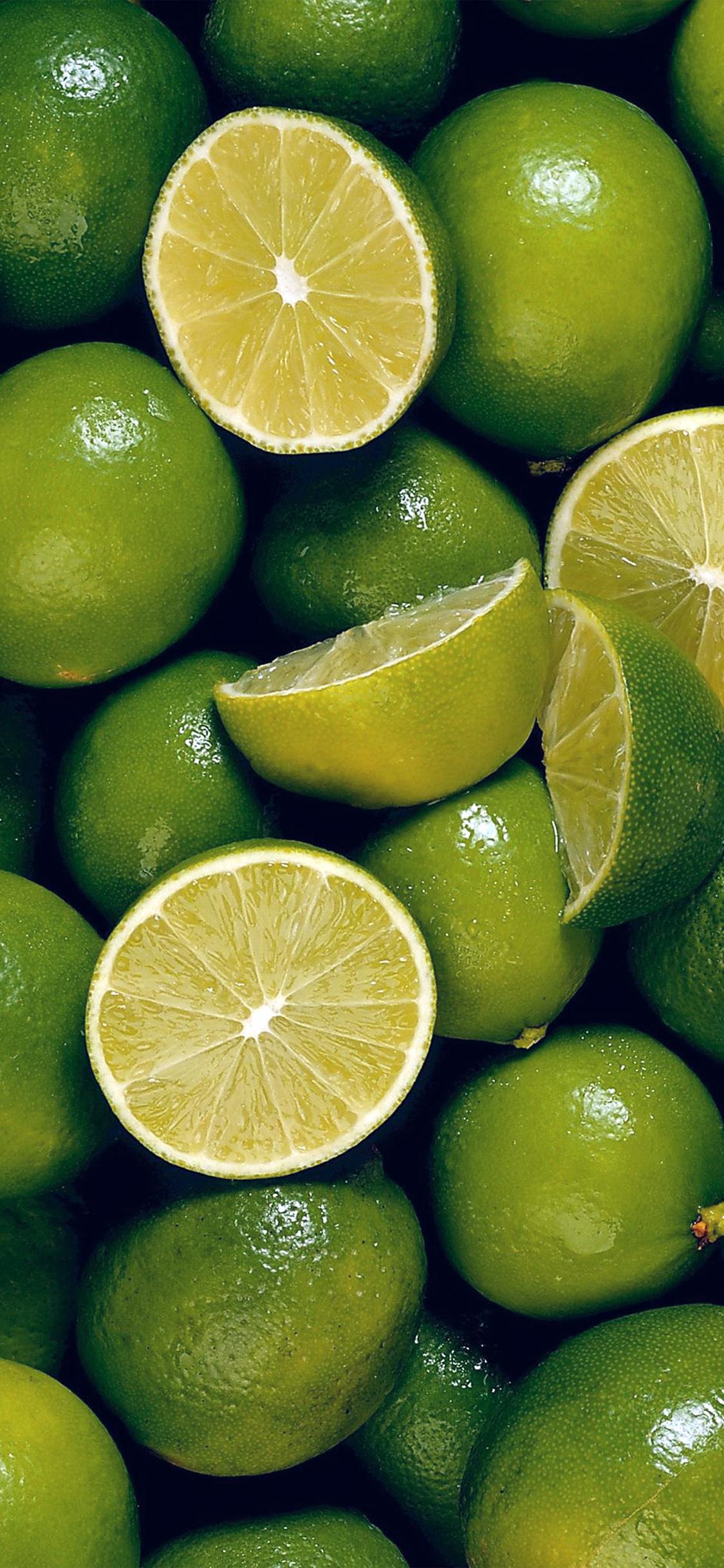 1125x2436 iPhone X wallpaper. line fruit green nature pattern