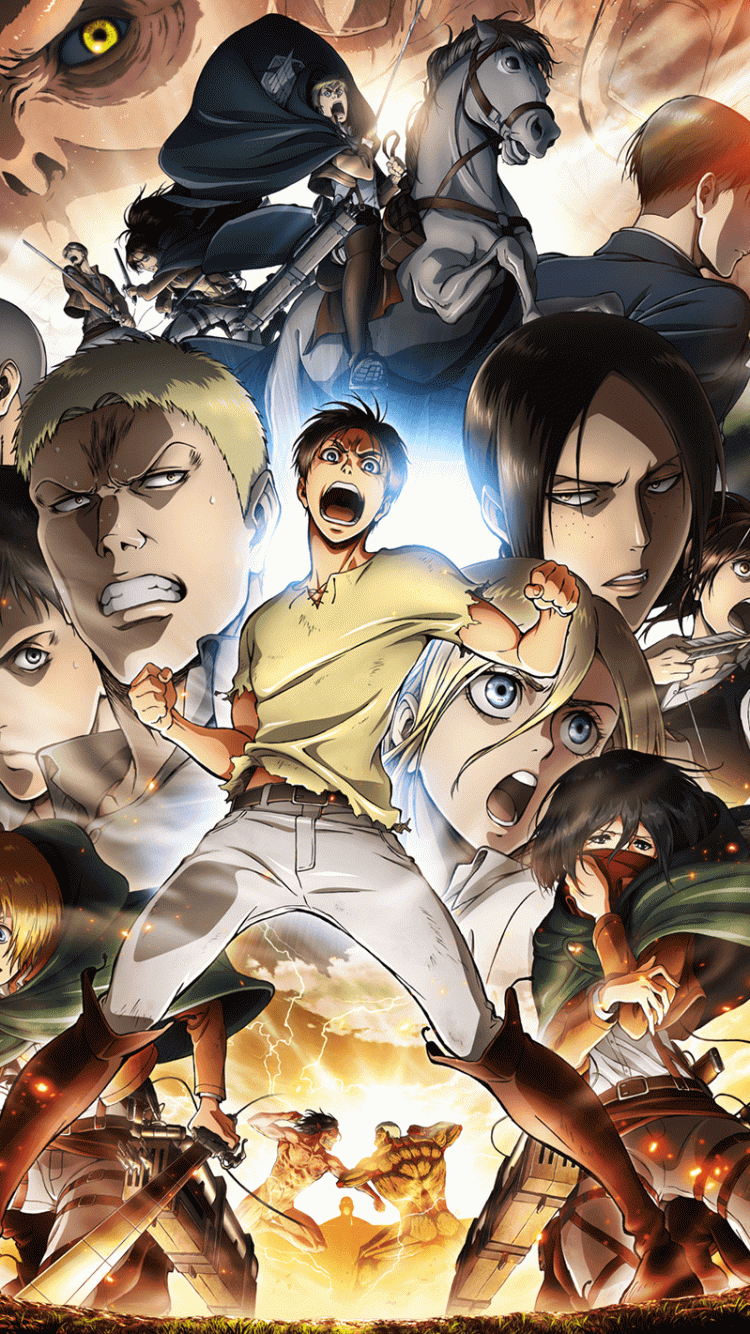 750x1334 Free download Attack On Titan Season 2 Wallpaper