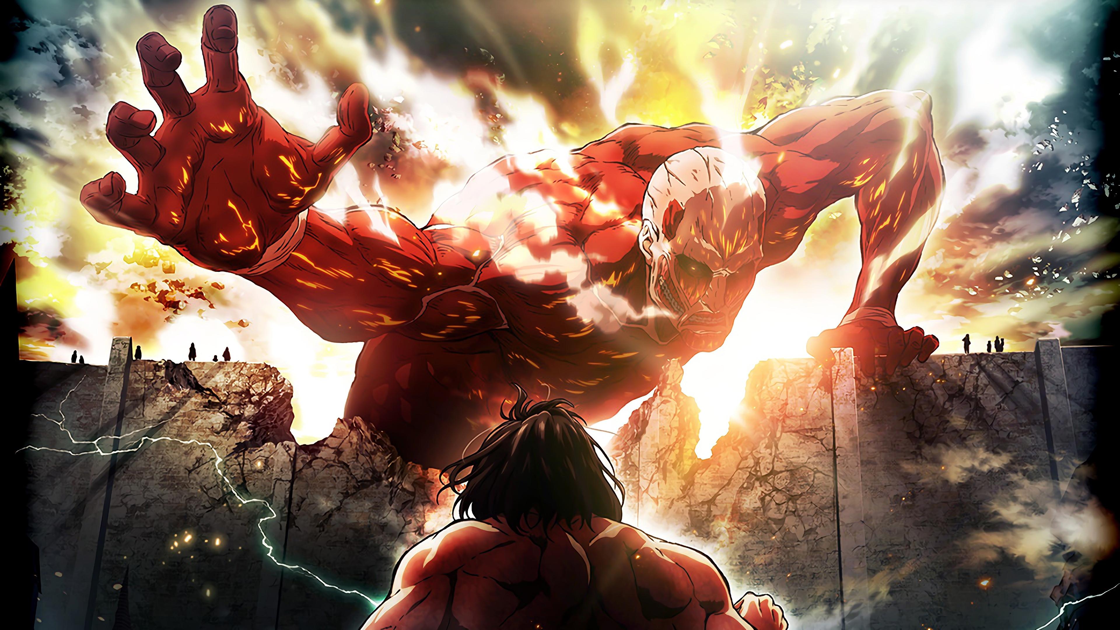 3840x2160 Deskk Ultra HD Desktop Attack On Titan Wallpaper