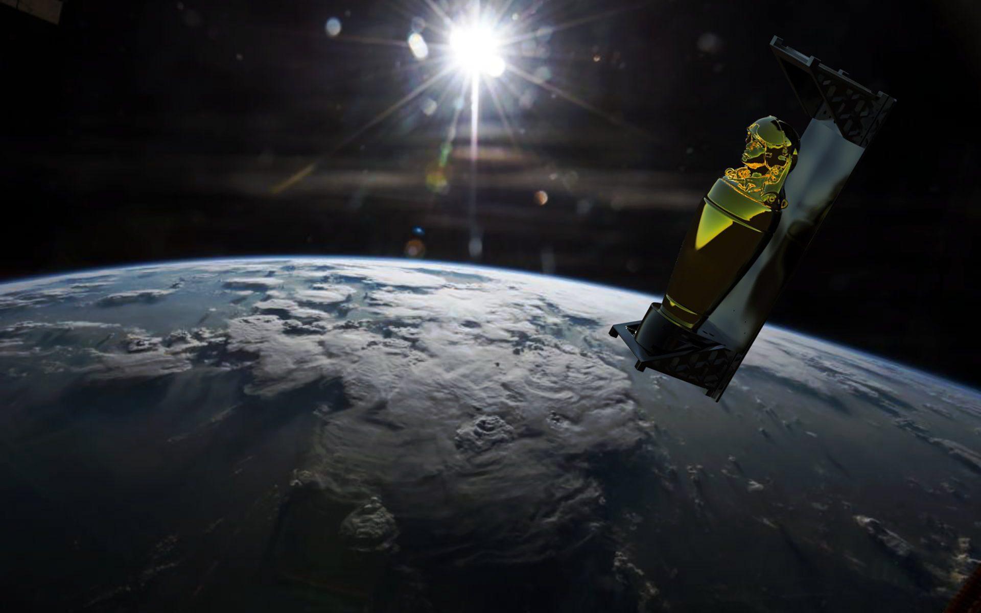 1920x1200 A 24k Gold Sculpture by Tavares Strachan Will Orbit Earth for 7 Years
